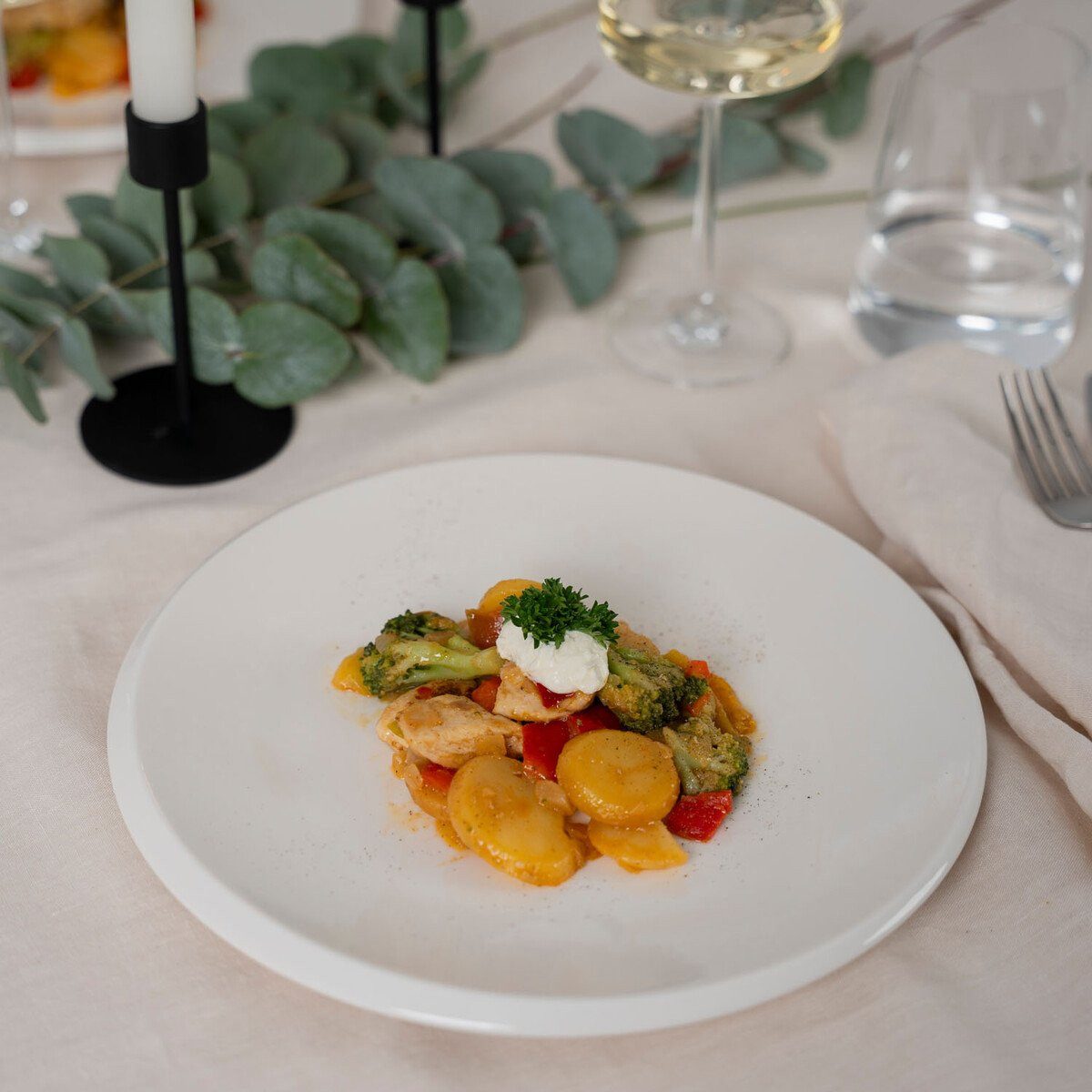 Villeroy & Boch Frühstücksteller Set Artesano Speiseteller, Frühstücksteller, Pasta, Bowl 16-tlg.