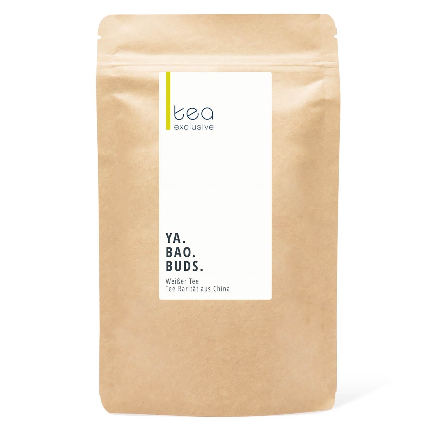 tea exclusive Tee Ya Bao Buds, Weißer Tee, China, 50g, Ursprünglich, klar, vielschichtig. Kiefer, Kräuter, Vanille, Hopfen un