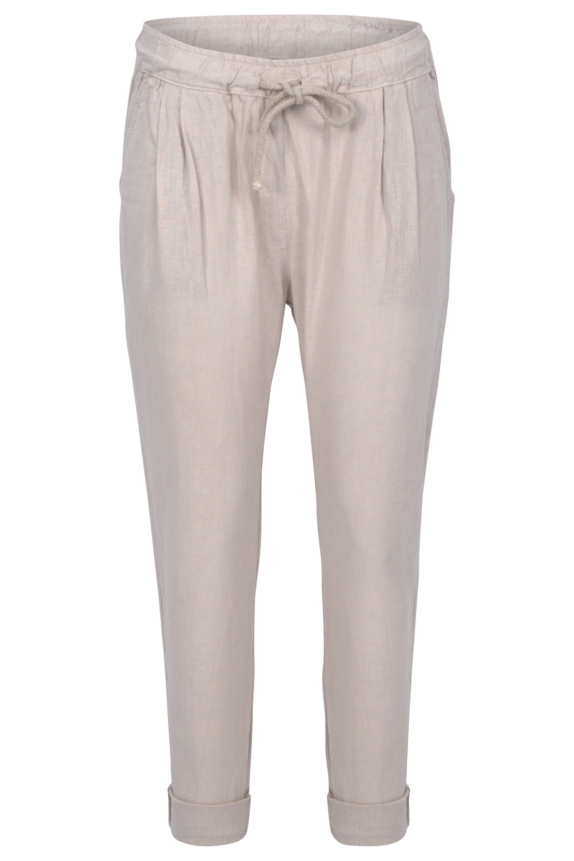 malito more than fashion Leinenhose malito Damen Hose aus Leinen, Stoffhose günstig online kaufen
