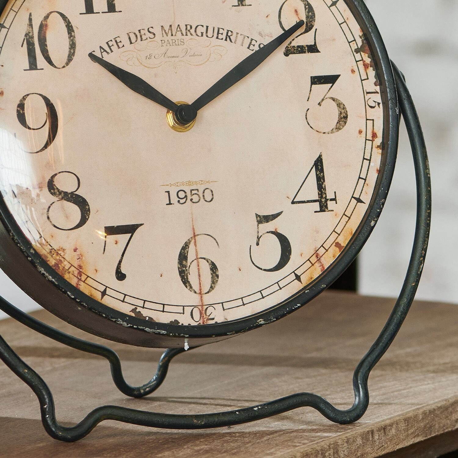 Mirabeau Wanduhr Uhr Falaise antikschwarz