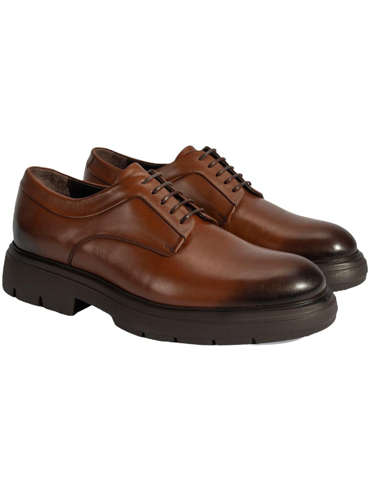 Desa Herren-Freizeitschuhe mit Schnürung – Lederfutter, leicht an- und aus Walkingschuh