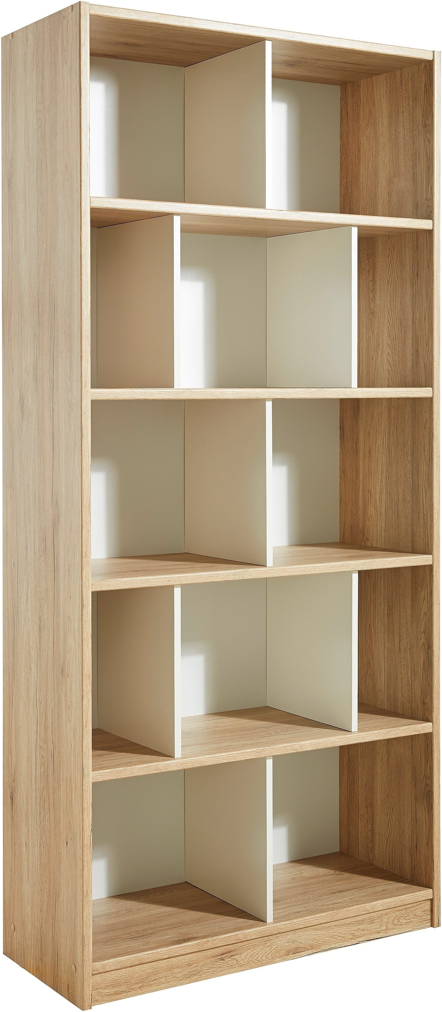 Wimex Standregal Joker, Bücherregal, Mehrzweckregal mit vielen Fächern, 198cm hoch, 90cm breit