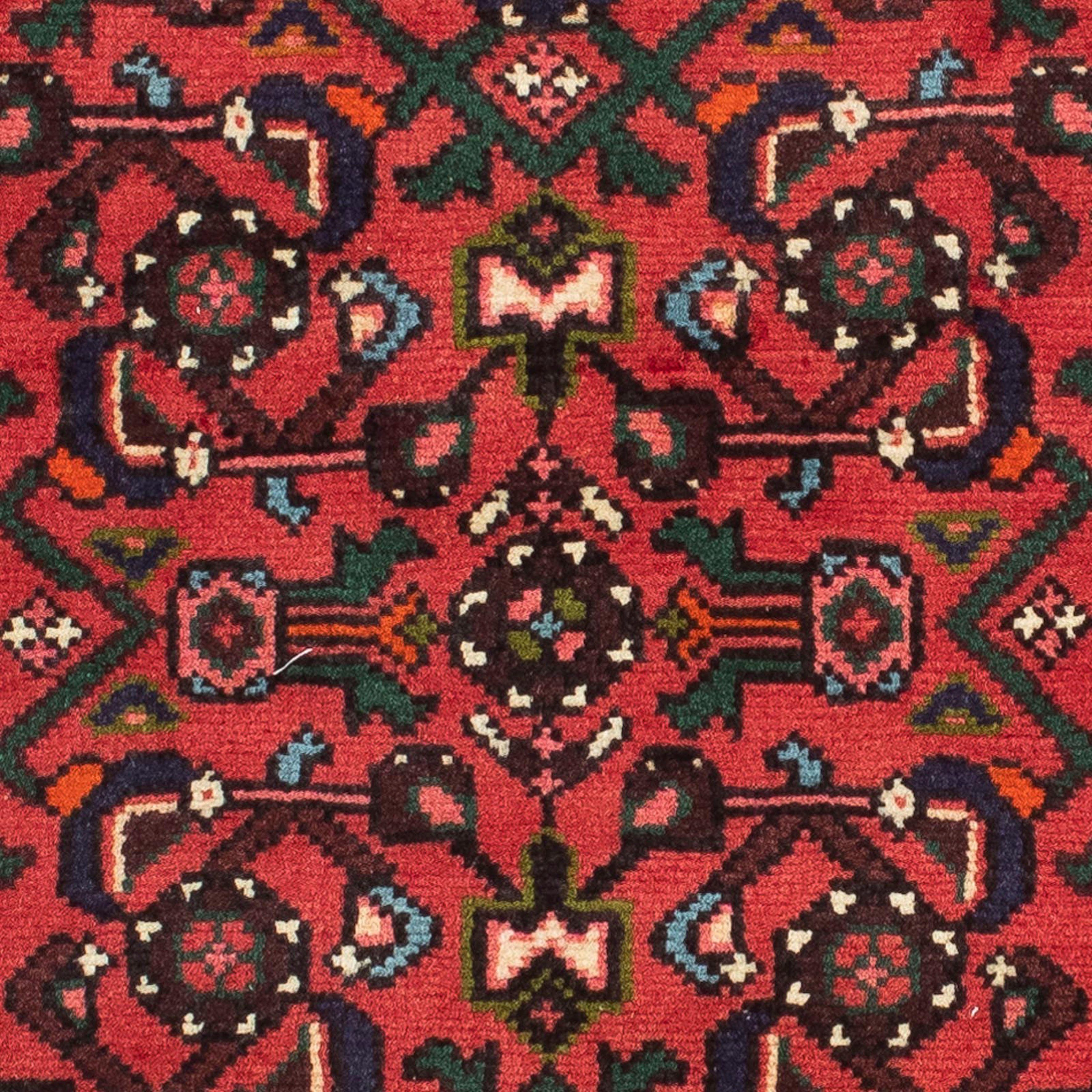 Orientteppich Perser - Nomadic - morgenland, cm mit x 70 195 dunkelrot, Wohnzimmer, Zertifikat - Einzelstück Höhe: mm, rechteckig, 10 Handgeknüpft