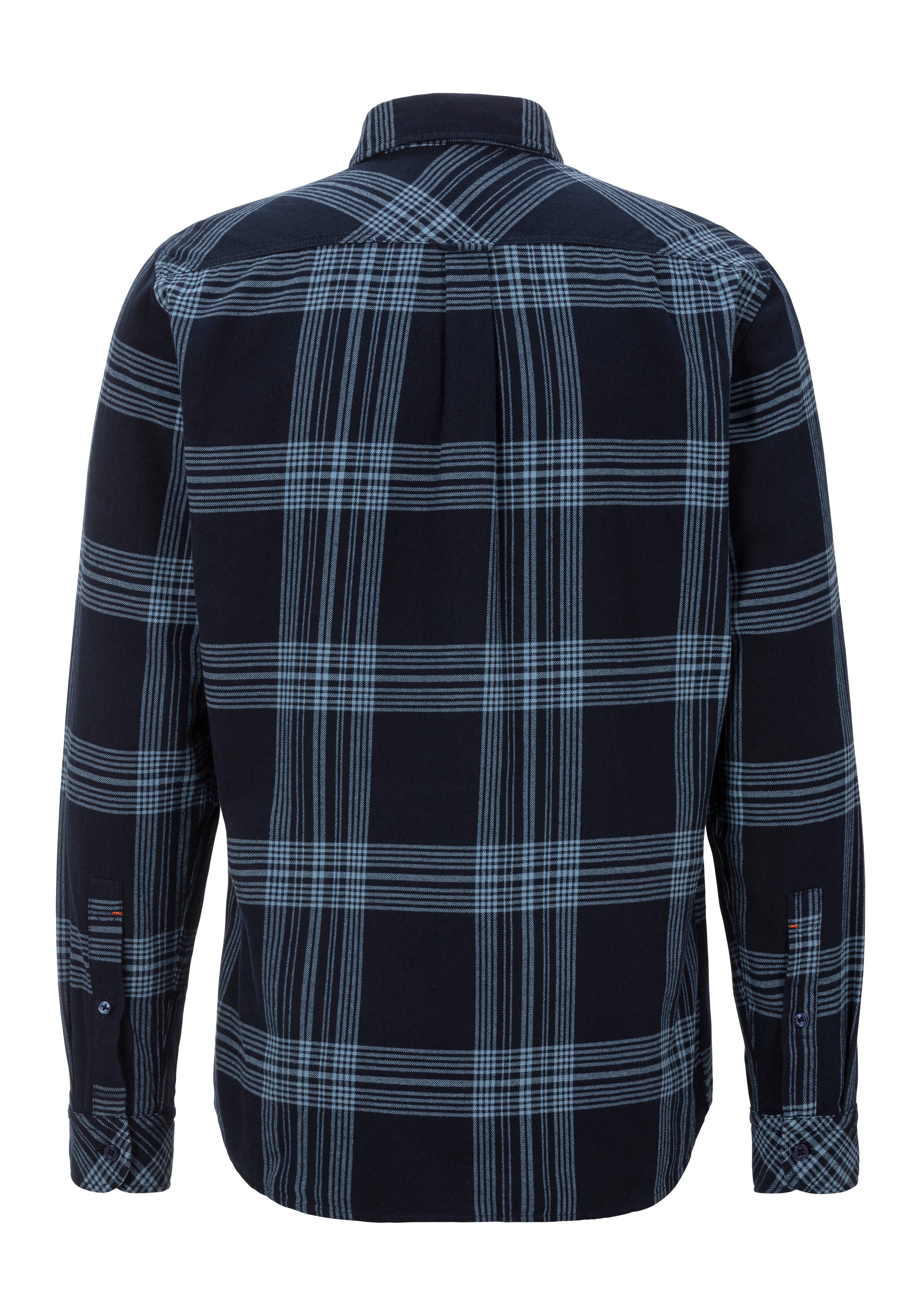 BOSS ORANGE Langarmhemd Rickert mit dezentem Karo-Design günstig online kaufen