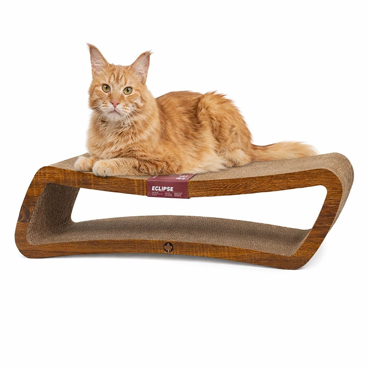 Canadian Cat Company Kratzbrett Eclipse für Katzen, 84x24x23cm, doppelseitig nutzbar, Kratzmöbel & Liegeplatz