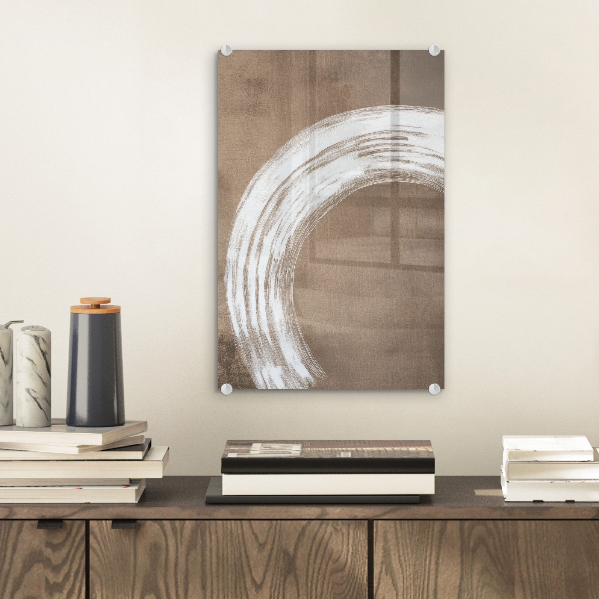 MuchoWow Acrylglasbild Farbe - Braun - günstig online kaufen