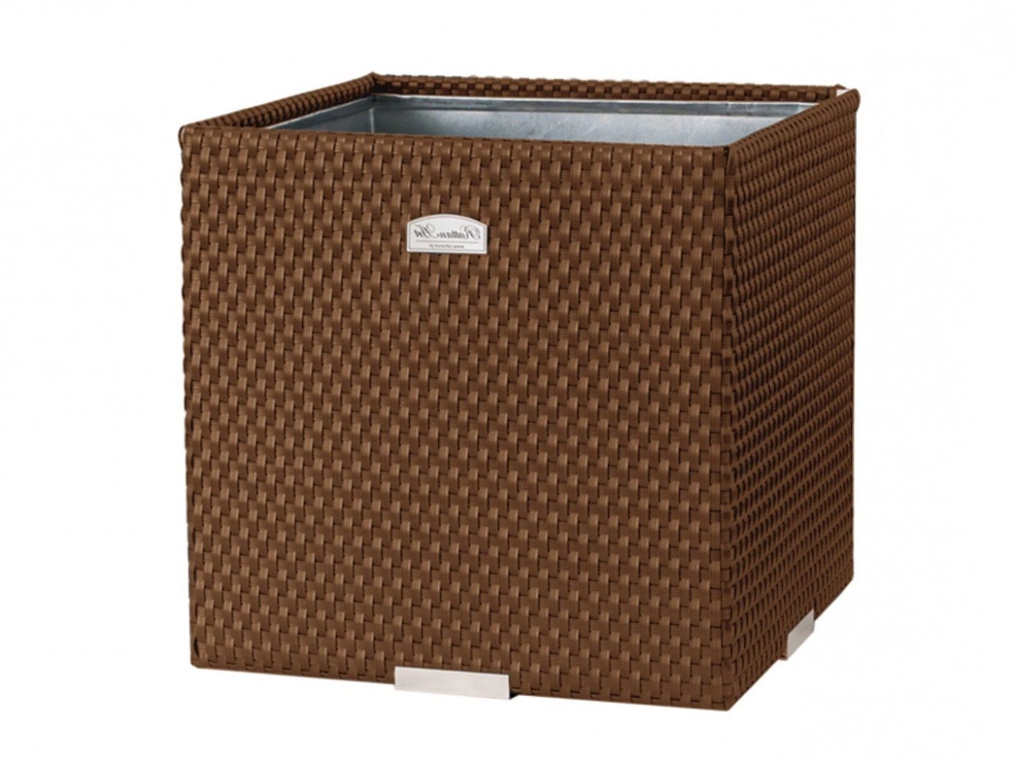 dynamic24 Pflanzkübel, Polyrattan Pflanzgefäß günstig online kaufen