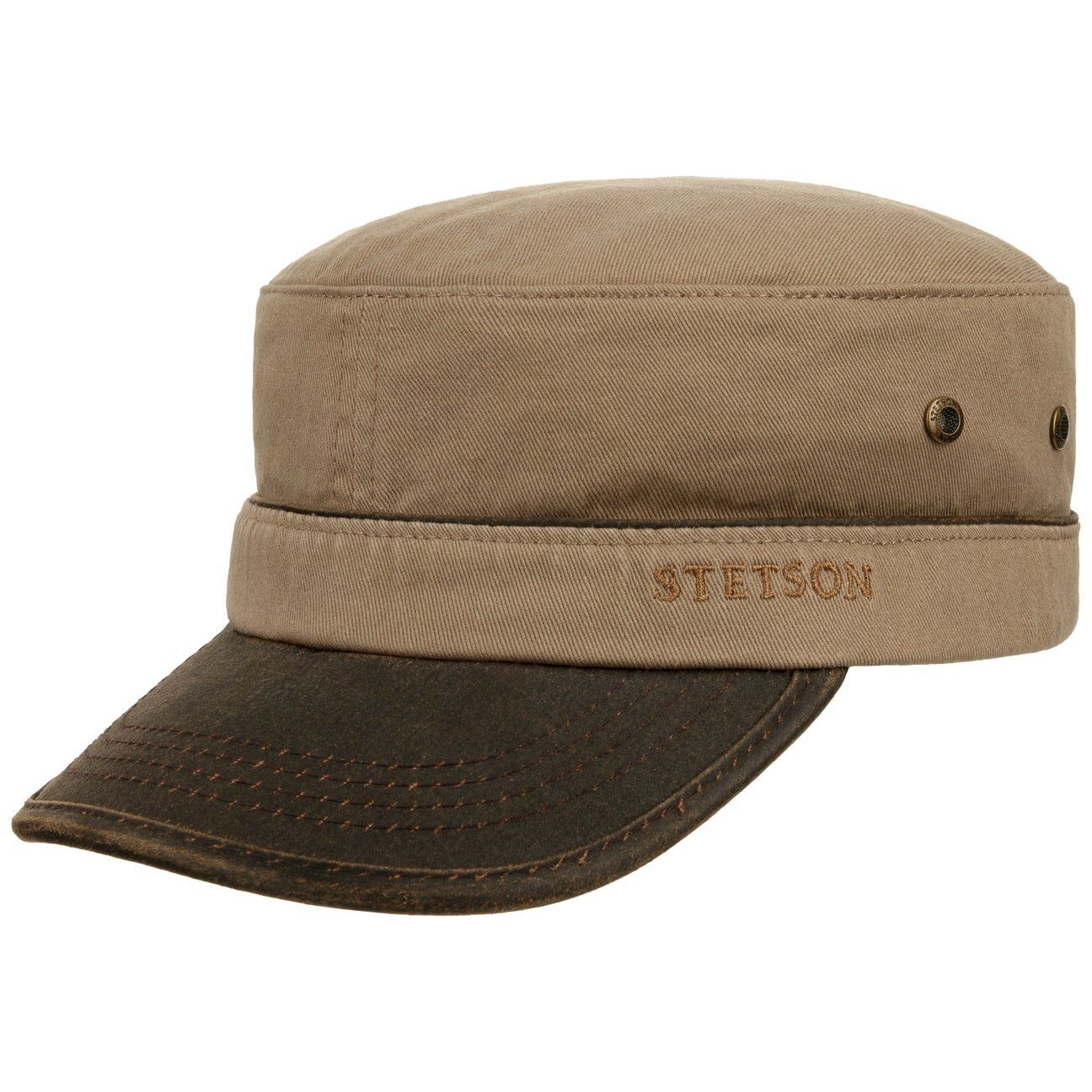 Stetson Army Cap (1-St) Sommercap Metallschnalle