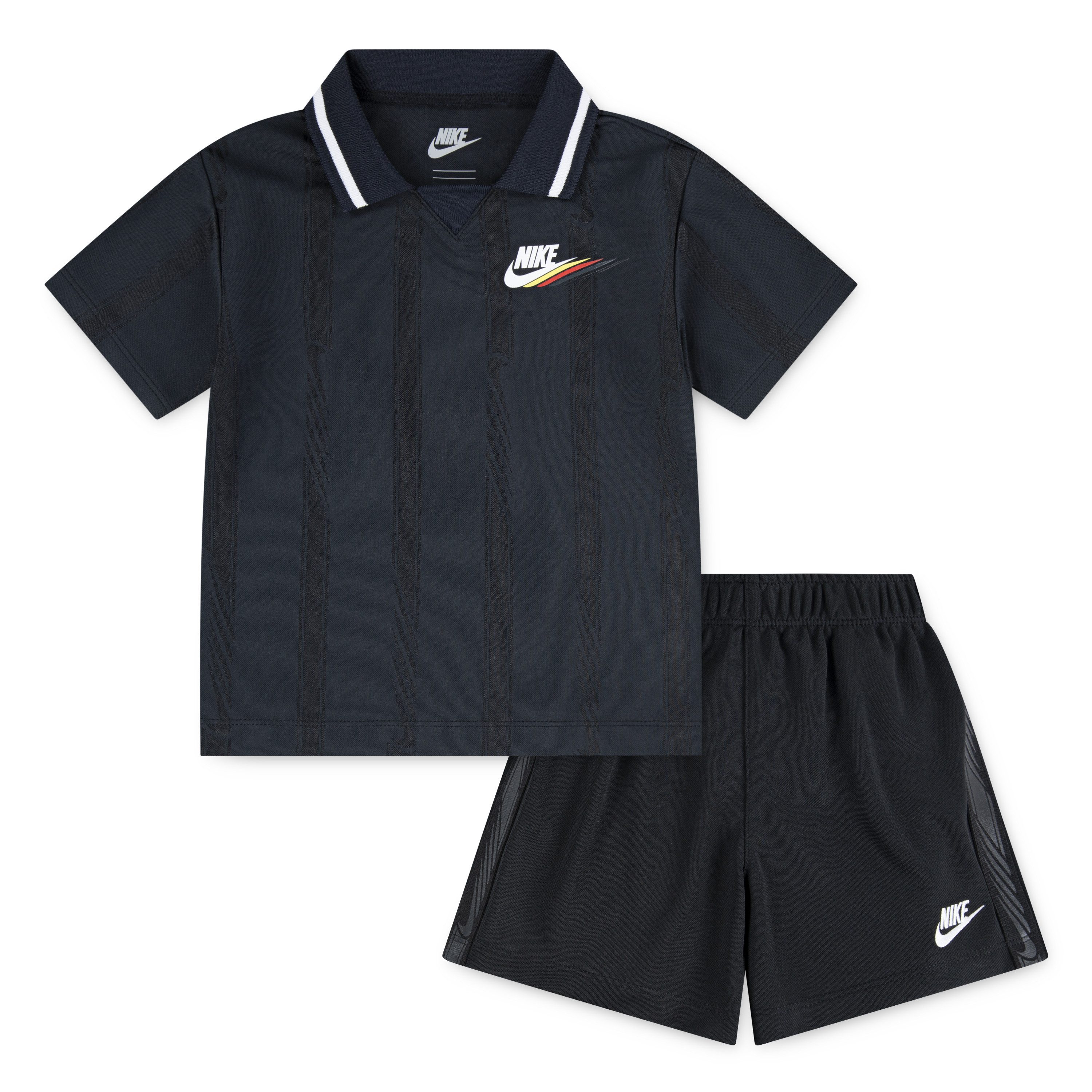 Nike Sportswear T-Shirt & Shorts NKB B NSW VICTORY LAP JERSEY S (2-tlg) 2-teiliges Set, aus Polyester, in den Größen 98, 104, 110, 116 und 122