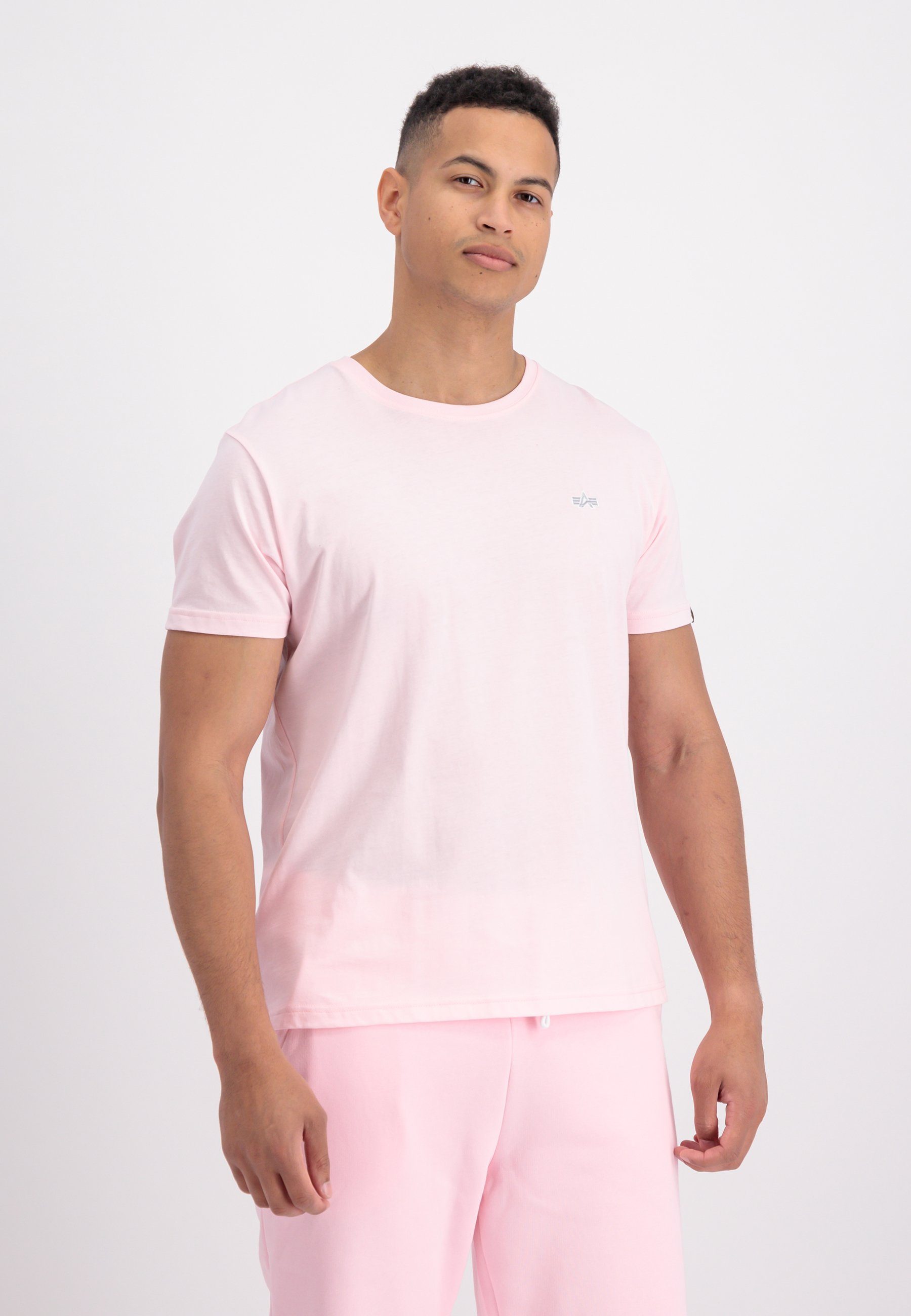 Alpha Industries T-Shirt Alpha Industries Men - T-Shirts Unisex EMB T-Shirt pastel pink