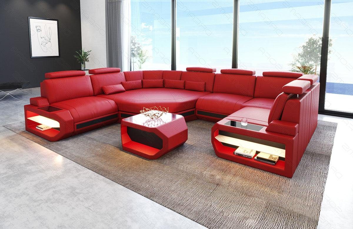 Sofa Dreams Wohnlandschaft Sofa Leder Asti günstig online kaufen
