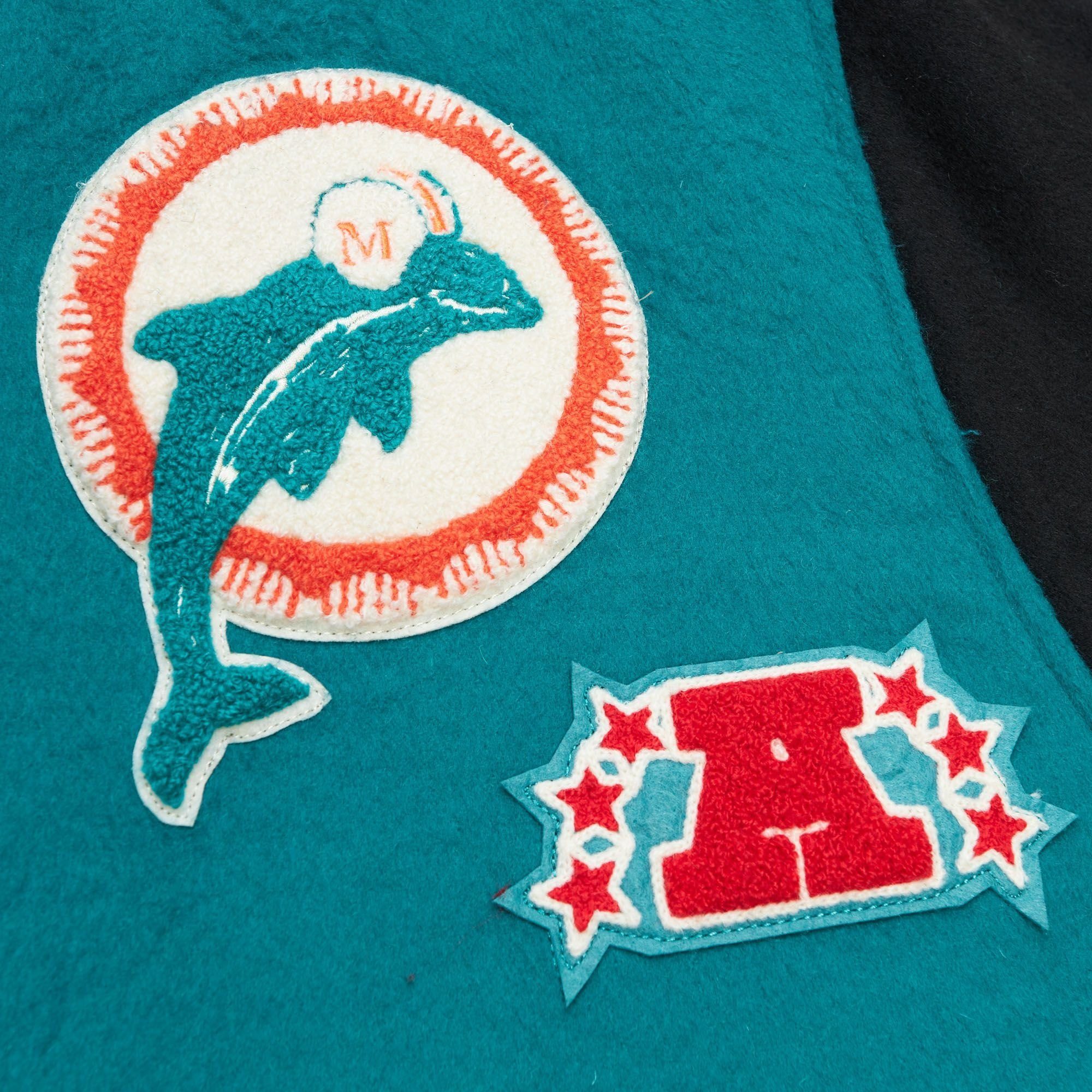 Mitchell & Ness Collegejacke Miami Legacy Wool Varsity NFL Dolphins