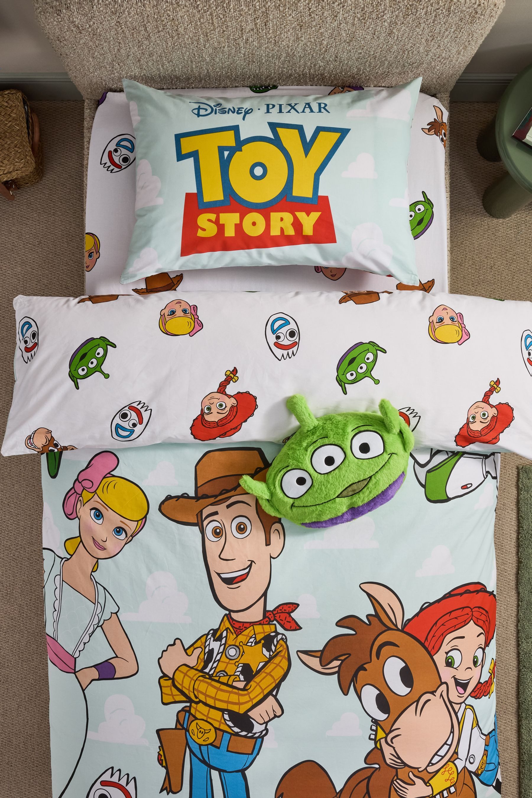 Next Bett-Set Bettbezug und Kissenbezug aus Baumwolle, Toy Story, Bezug: Baumwolle