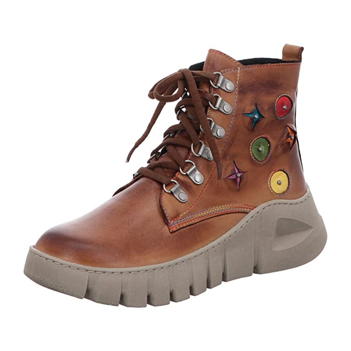 Stiefeletten für Damen in braun Stiefelette