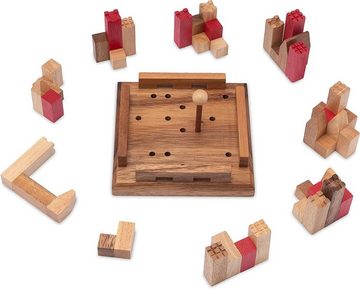 Logoplay Holzspiele Spiel, Castle - Burg - 3D Puzzle aus Holz mit vielen Spielvarianten Holzspielzeug