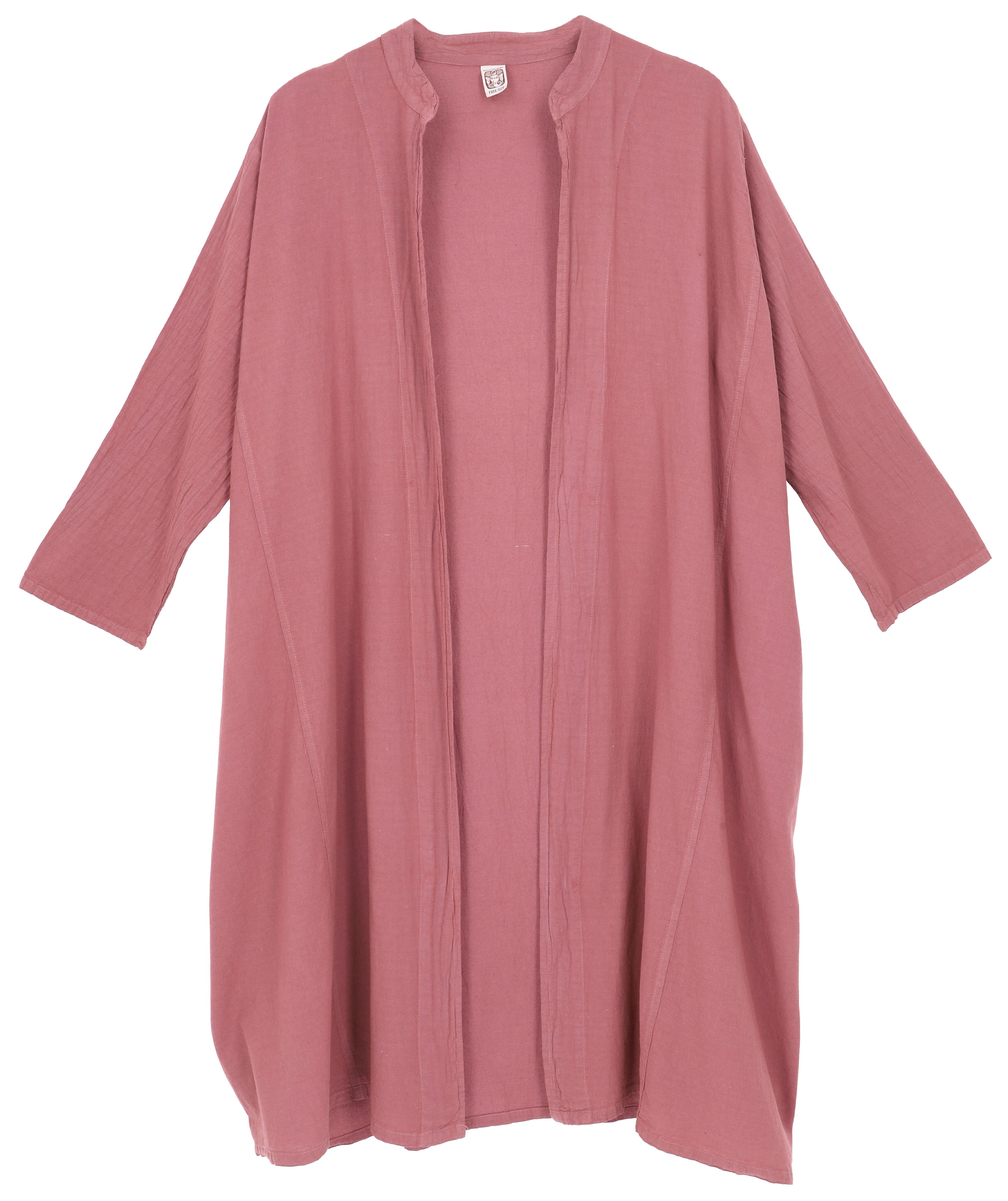 Guru-Shop Kimono Kimono, Boho Cardigan, offener Baumwoll Kimono.., alternat günstig online kaufen