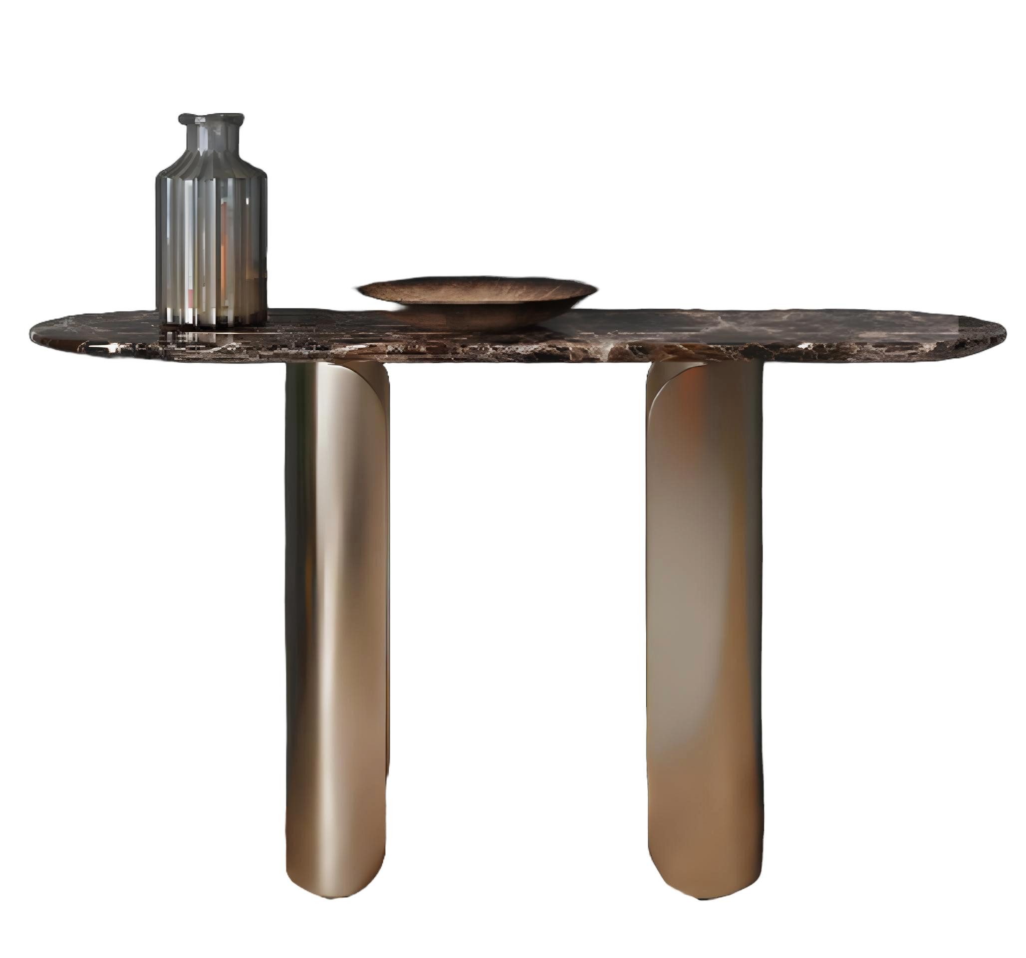 Konsolentisch Gold Modern Konsolentisch Design Holz Tisch Luxus