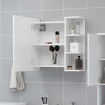 DOTMALL Badezimmerspiegelschrank Bad-Spiegelschrank 62,5x20,5x64 cm Holzwerkstoff