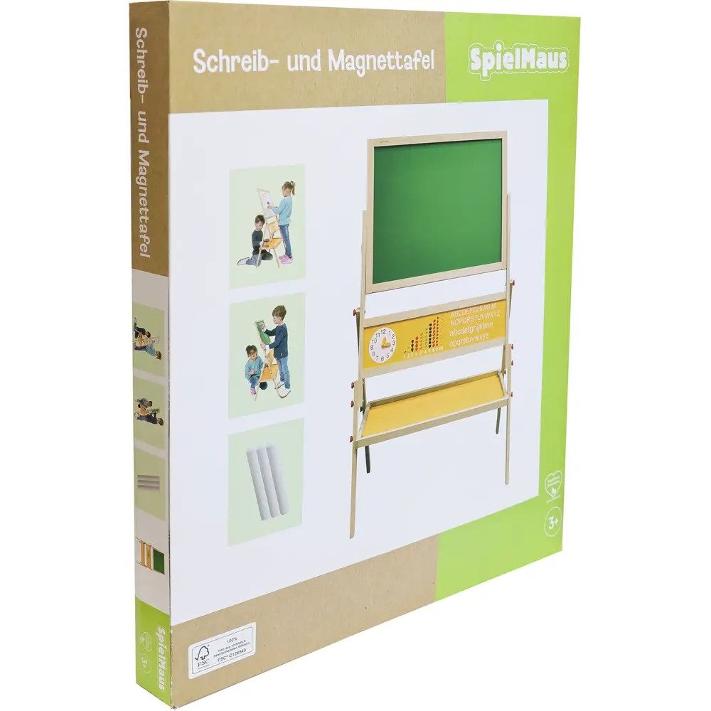 Vedes Tafel SpielMaus Holz Schreib- und Magnettafel, inkleide Kreide