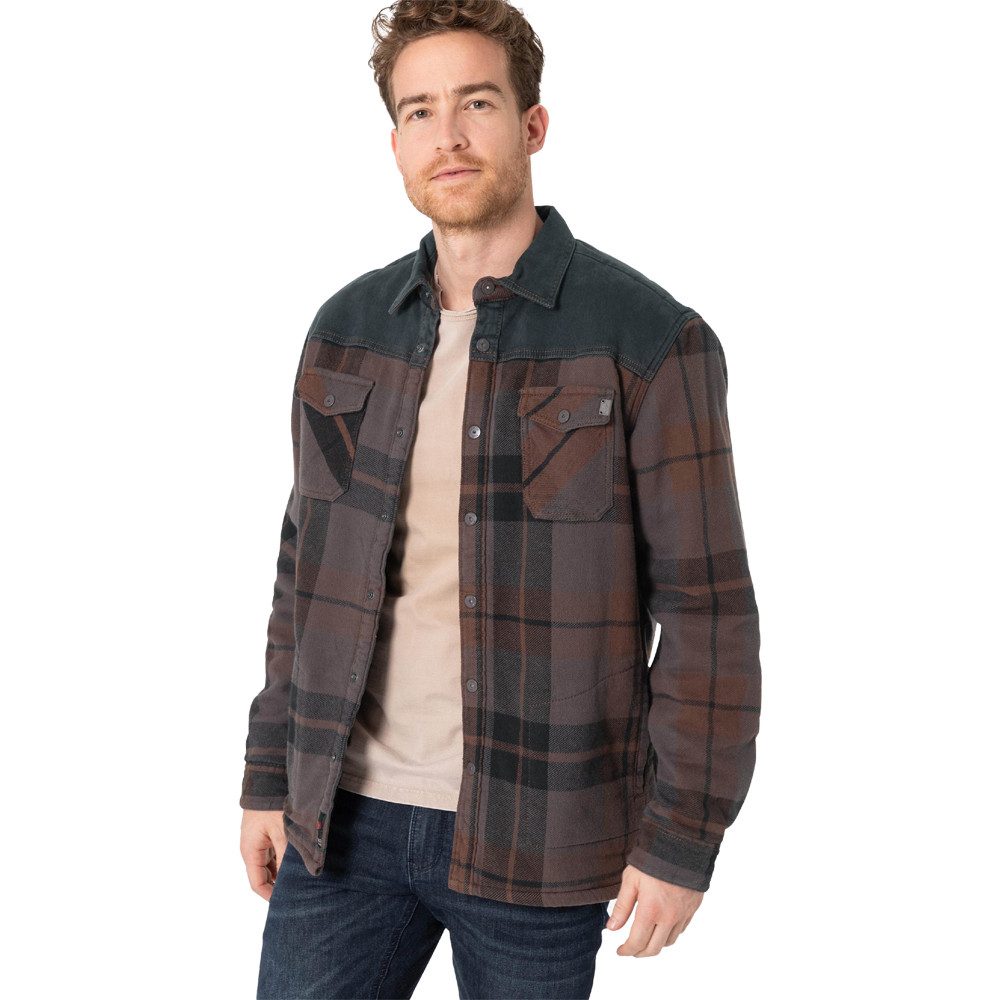 Hemdjacke Overshirt Fabricmix