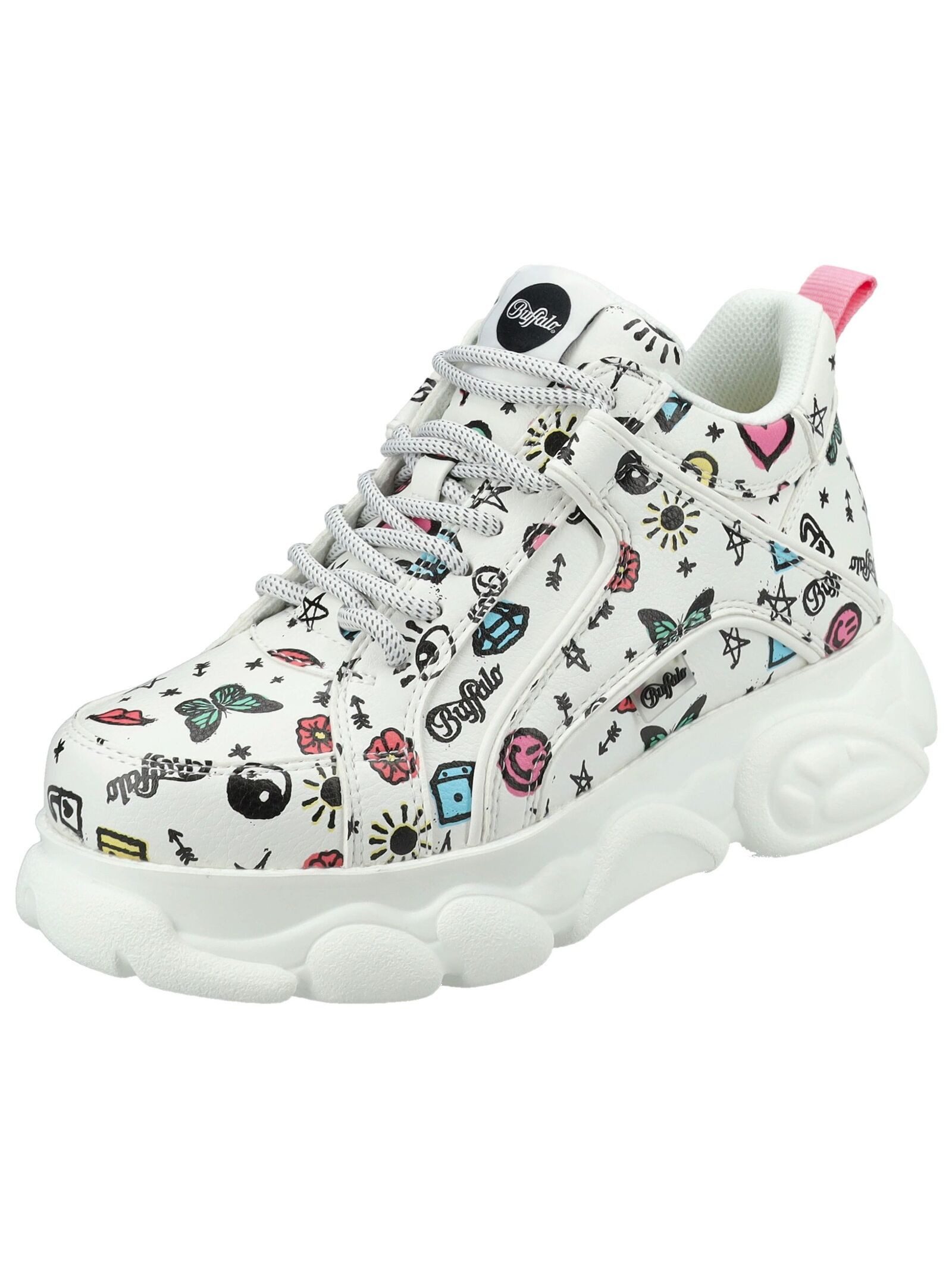 Buffalo Buffalo Sneaker Lederimitat Plateausneaker günstig online kaufen