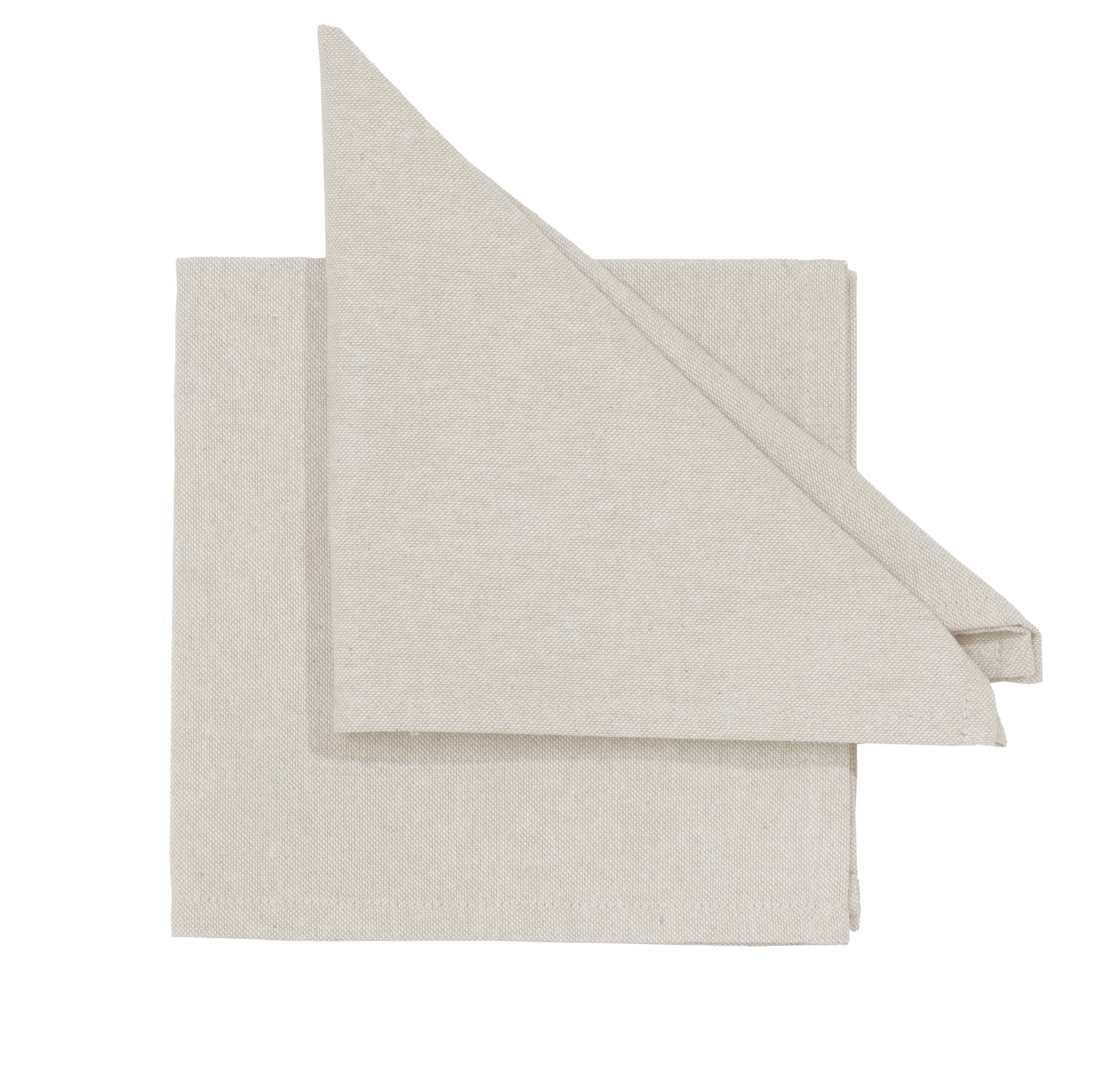 PICHLER Stoffserviette Melierte Baumwolle meliert Serviette 6er Set 40 x 40 cm FARO Rechteck, (Spar-Set, 6 St., 6 Servietten), Servietten Fest Feier Kommunion