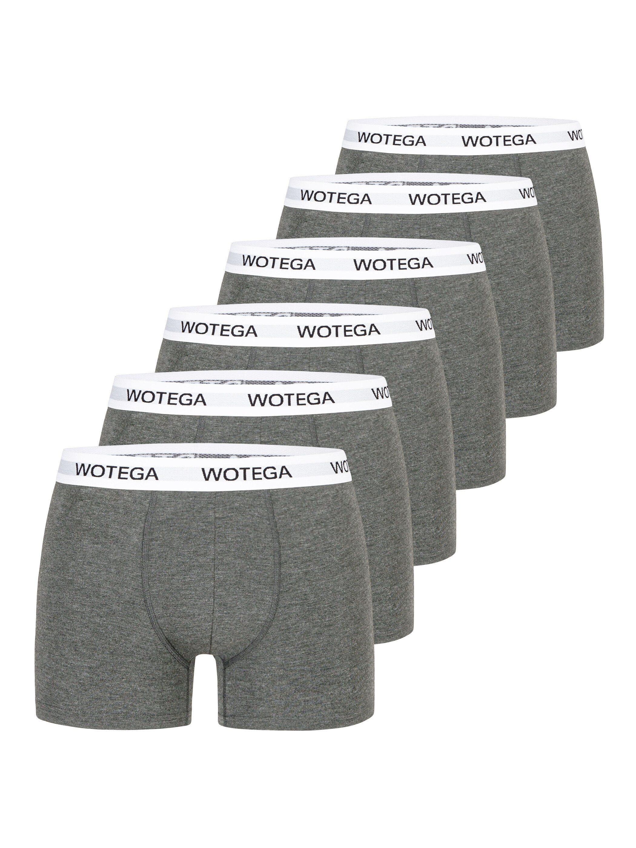 WOTEGA Boxershorts Joe (Spar-Packung, 6er-Pack) bequeme Baumwoll Unterhosen im 6er Pack