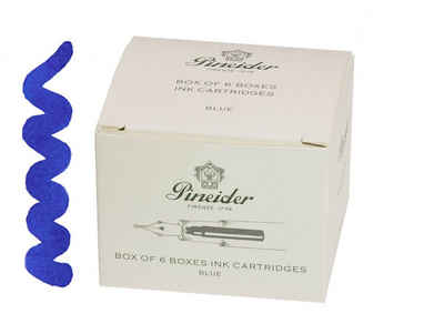 Pineider »Standard Tintenpartonen Pineider 6 * 6 Stück Ink« Tintenglas (kein Set, 36-tlg., Ink Well)