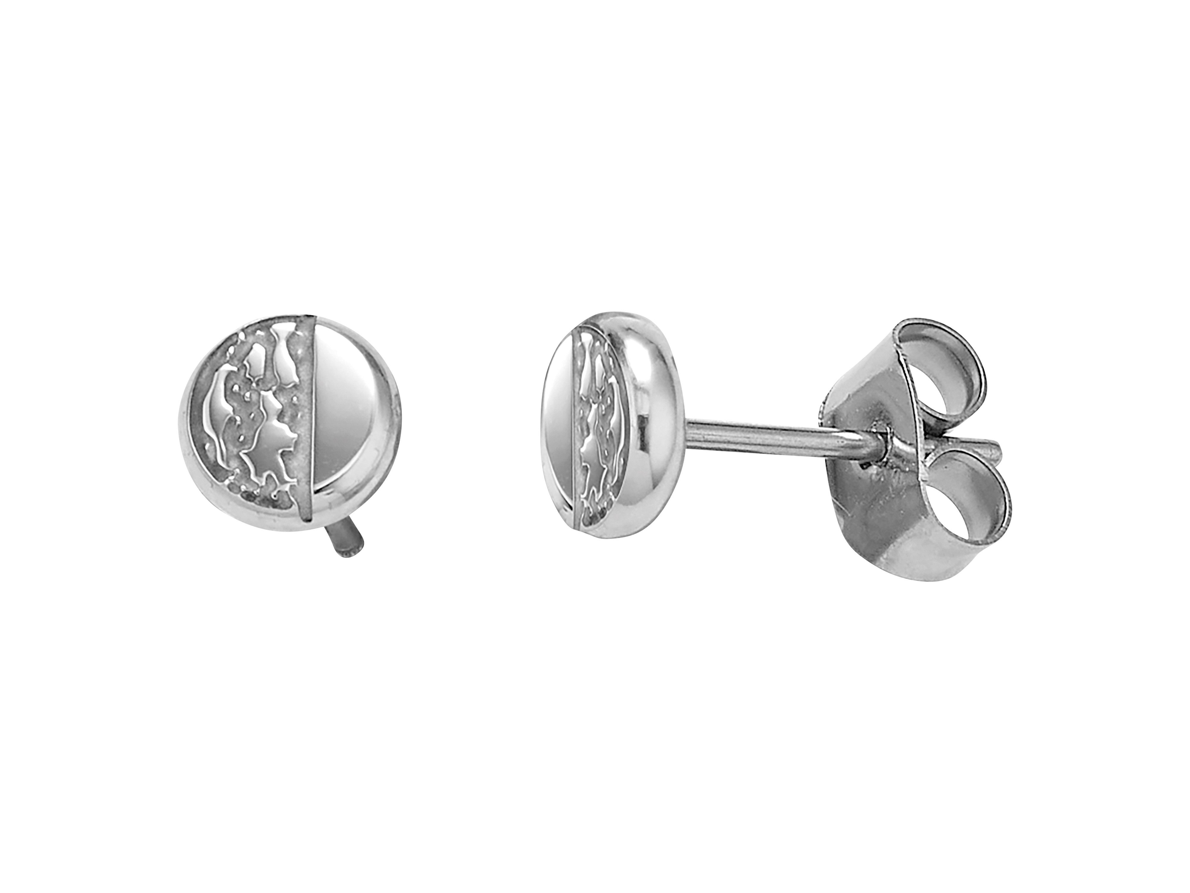 Firetti Paar Ohrstecker Schmuck Geschenk Edelstahl Ohrschmuck Ohrringe Kreis rund