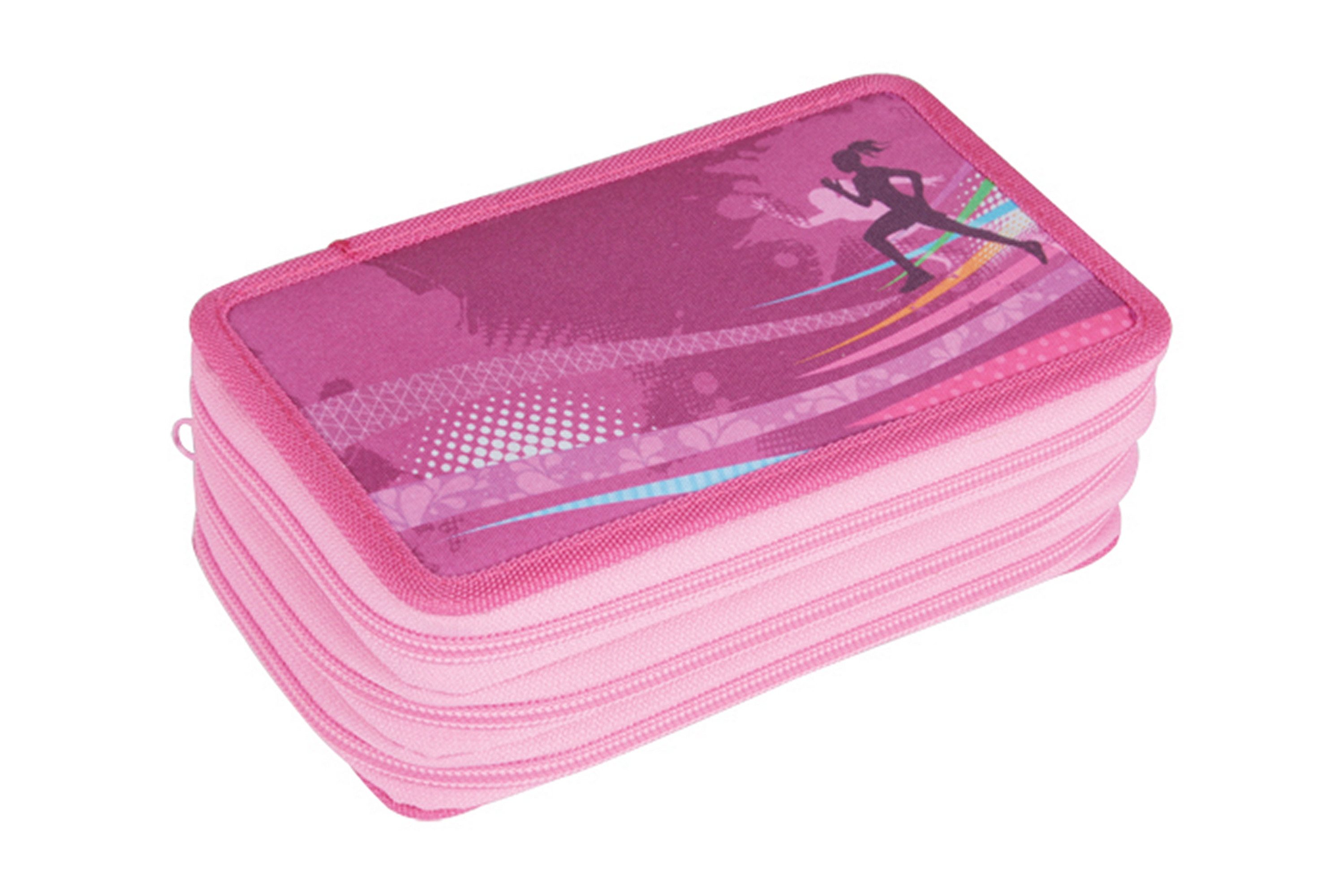 Stylex Schreibwaren Federtasche Tripledecker Federtasche / Federmappe / Schüleretui / 31tlg. gefüllt