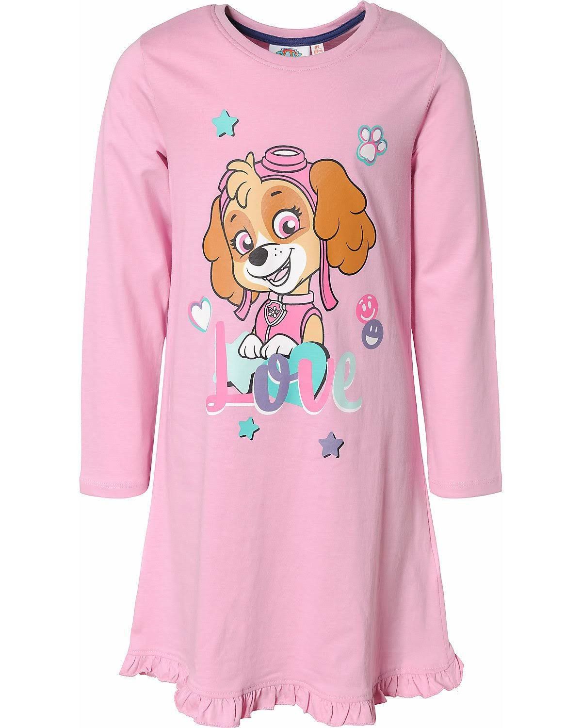 Nachthemd PAW PATROL Mädchen Nachthemd 98 - 104 für 3-4 Jahre