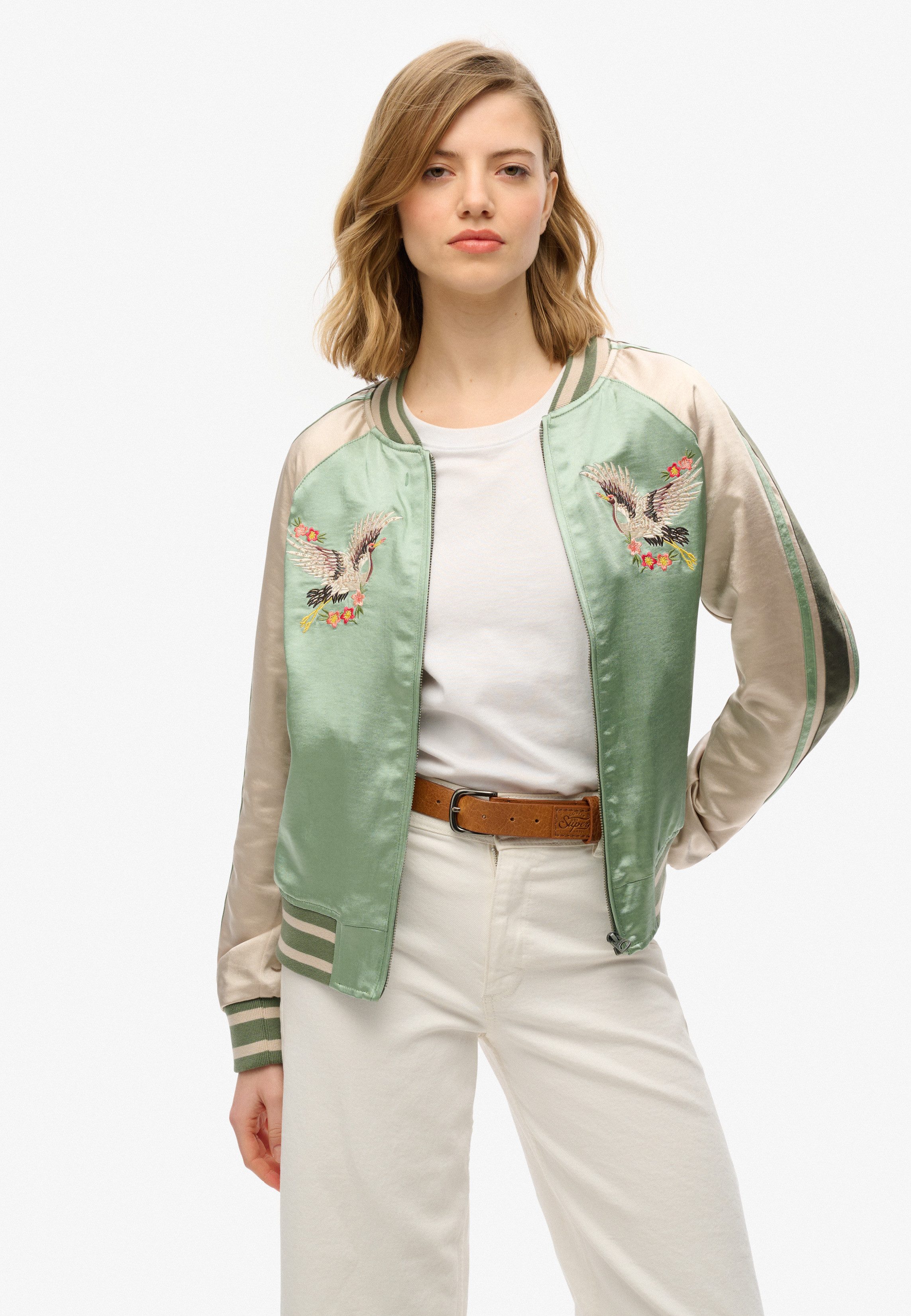 Superdry Bomberjacke SUIKAJAN EMBROIDERED BOMBER günstig online kaufen