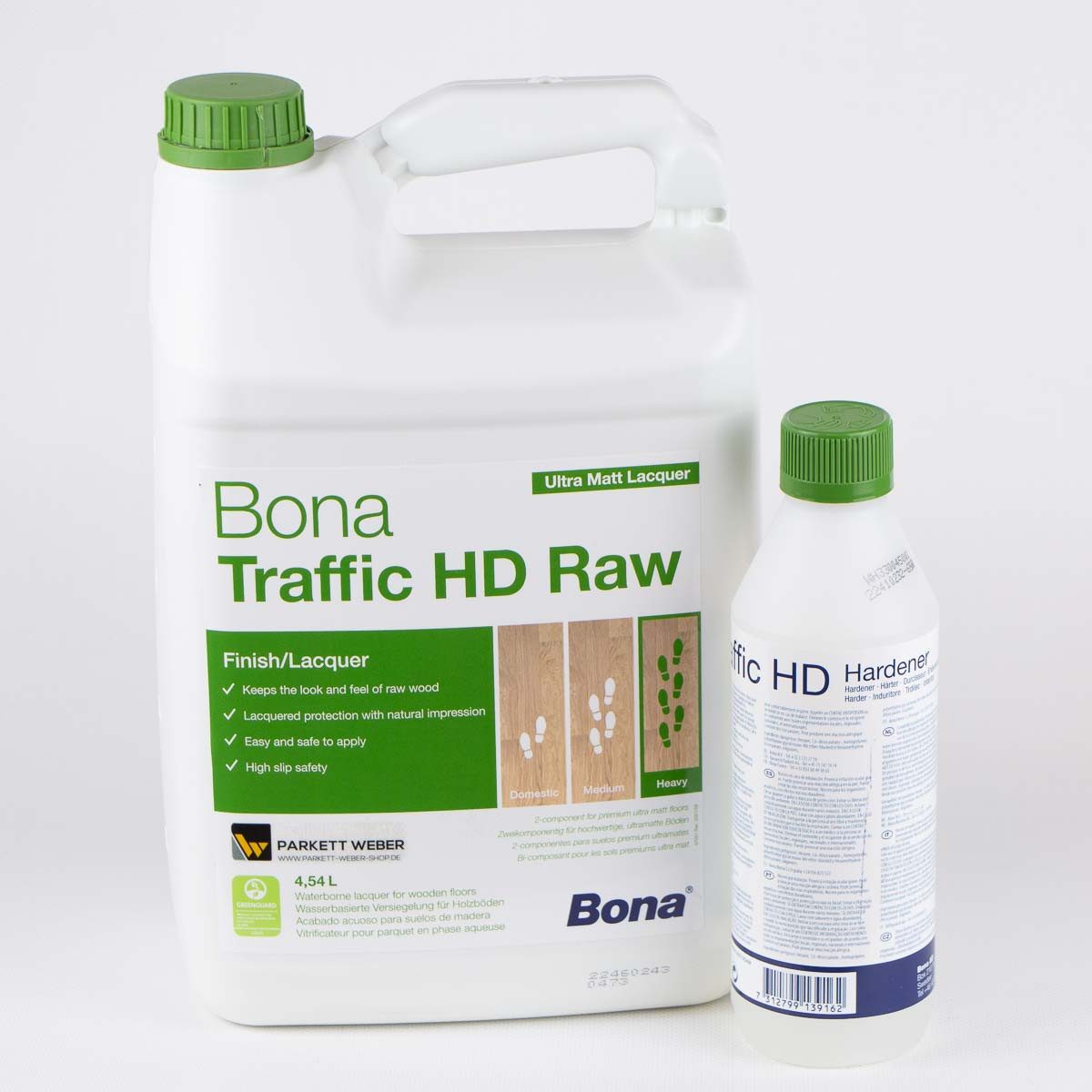 Bona Treppen- und Parkettlack Bona Traffic HD Raw 2K-Parkettlack für Rohholzoptik 4,95 l
