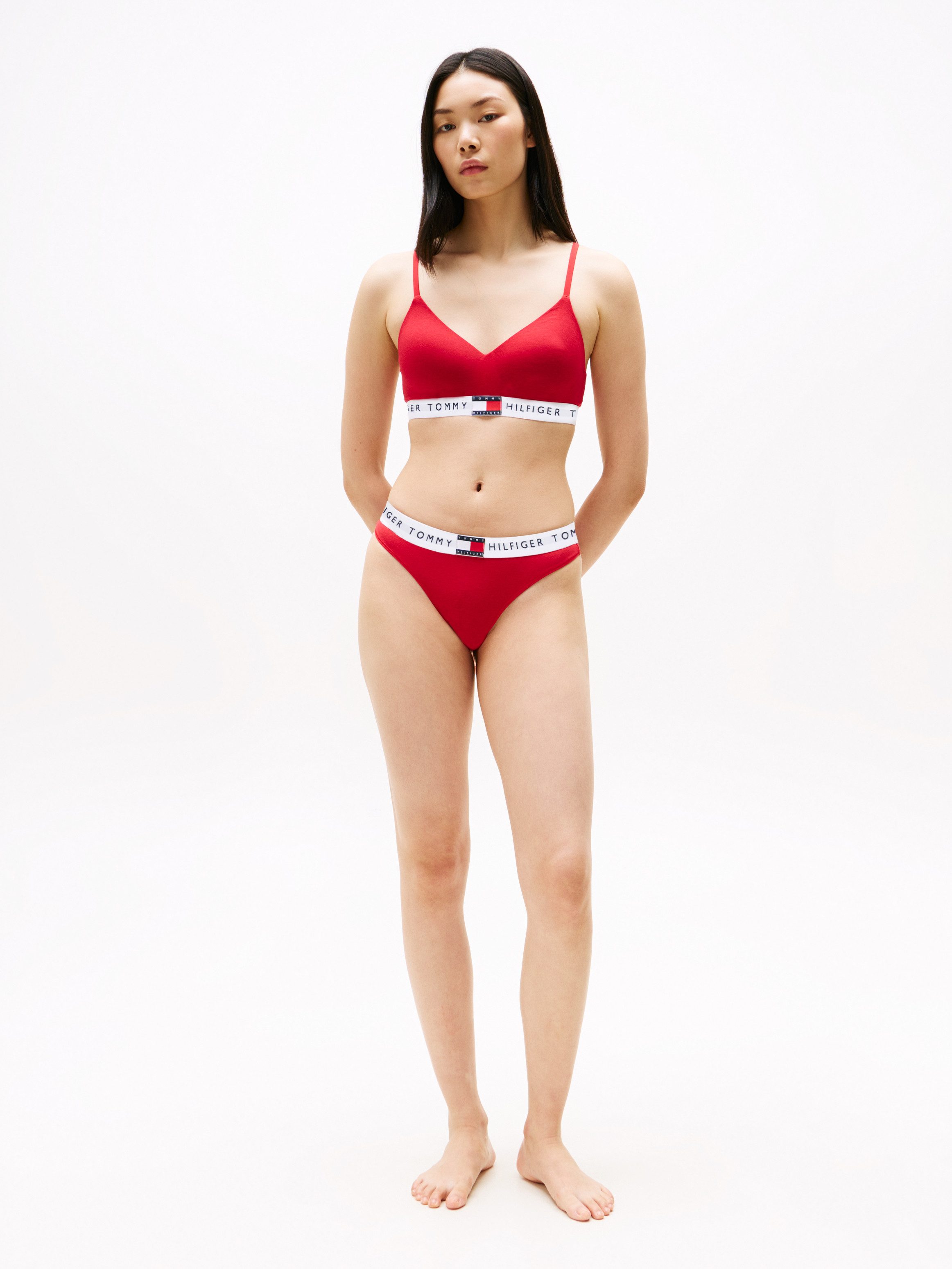Tommy Hilfiger Underwear Bralette-BH BRALETTE LIFT mit kontrastfarbenen Details, mit Logoschriftzug