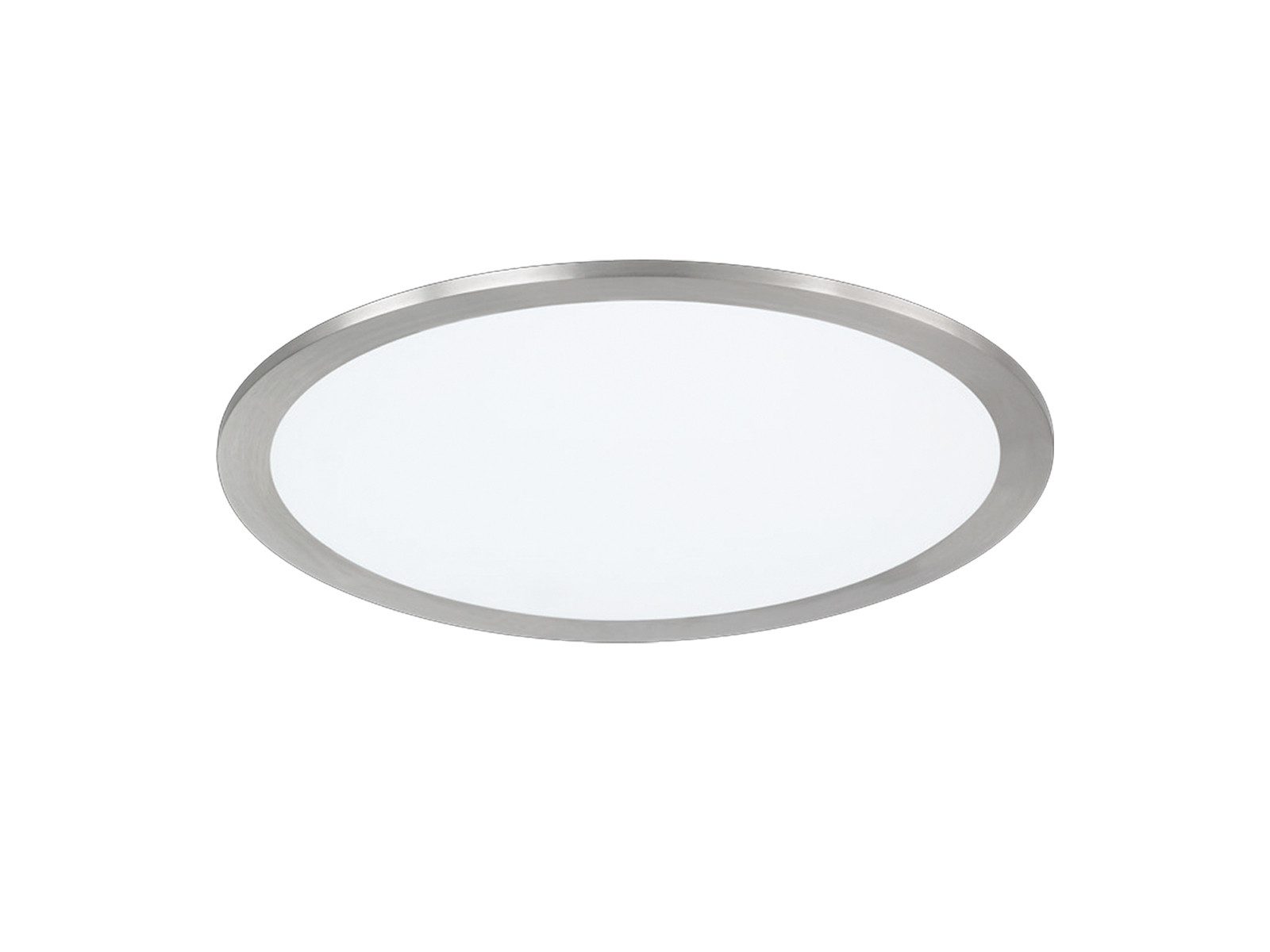 TRIO Leuchten LED Deckenleuchte, LED fest integriert, Warmweiß, LED Deckenpanel aus Metall, minimalistisch und extrem flach, Ø30cm