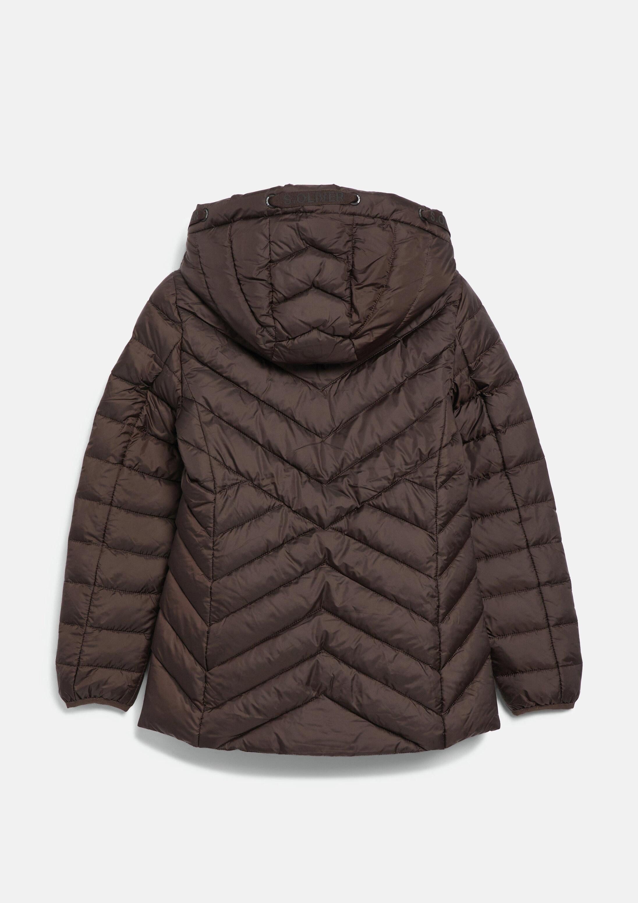 s.Oliver Funktionsjacke Outdoor-Jacke Leichte Steppjacke mit Kapuze