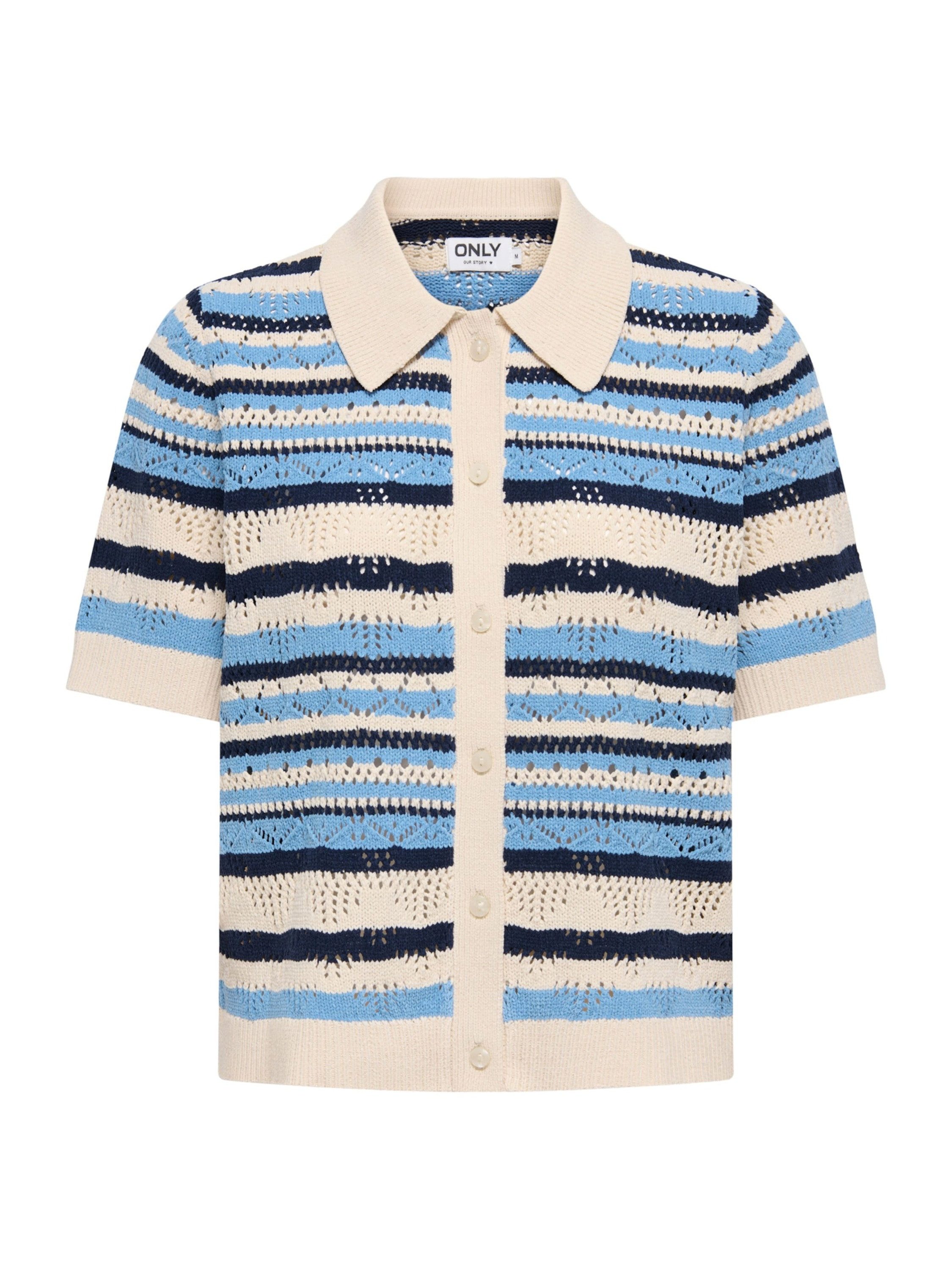 ONLY Strickjacke ONLLULA (1-tlg) Lochmuster
