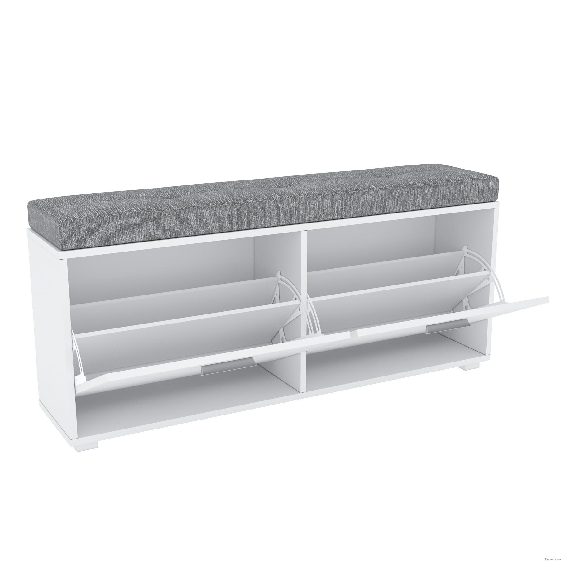 TARGET HOME Schuhbank Schuhschrank mit Sitz, 1- oder 2-türig, perfekt für Flur & Eingang (2-St) – Bild 4 von 4