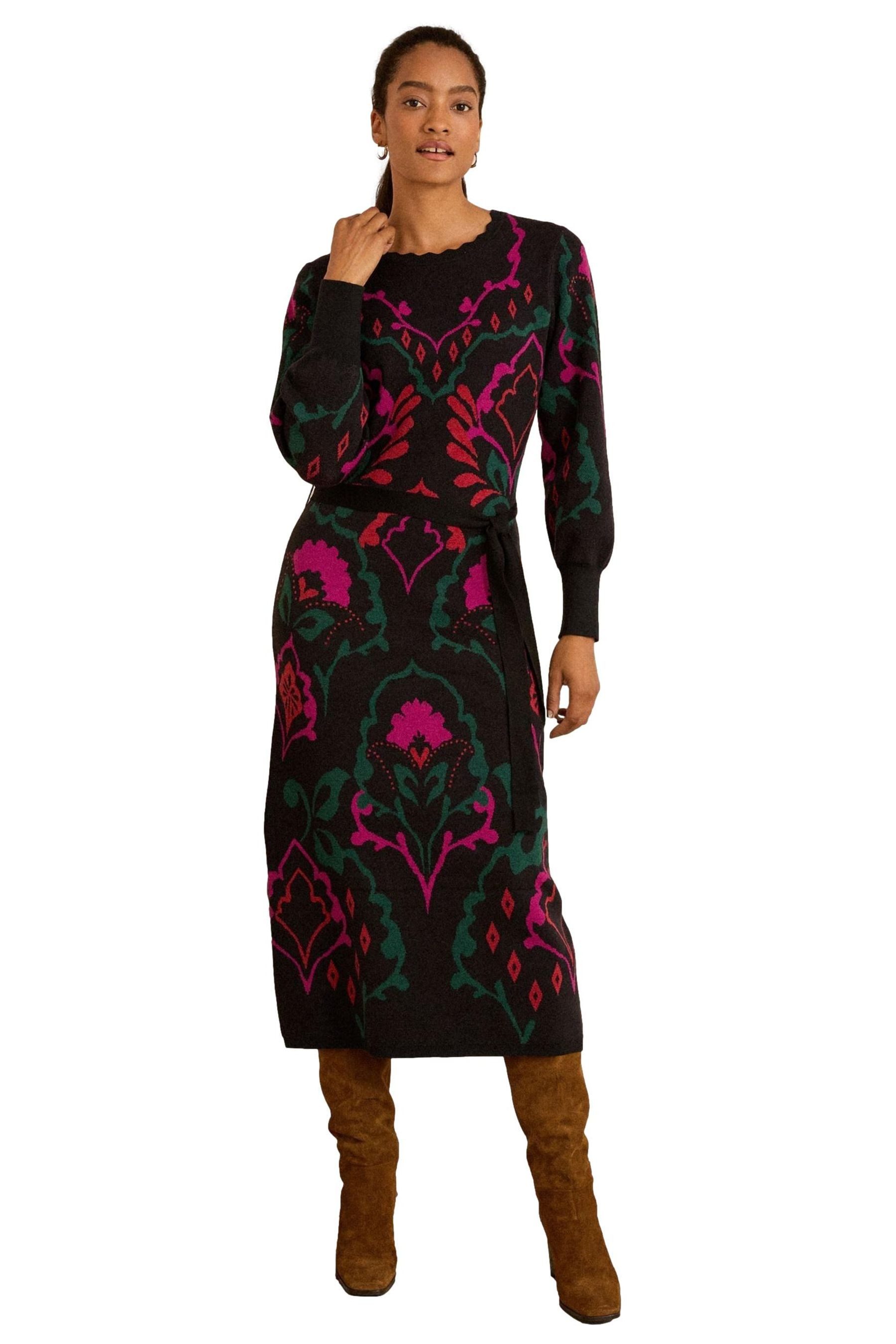 Love & Roses Midikleid Love & Roses Midi-Strickkleid, Regular Fit (1-tlg)