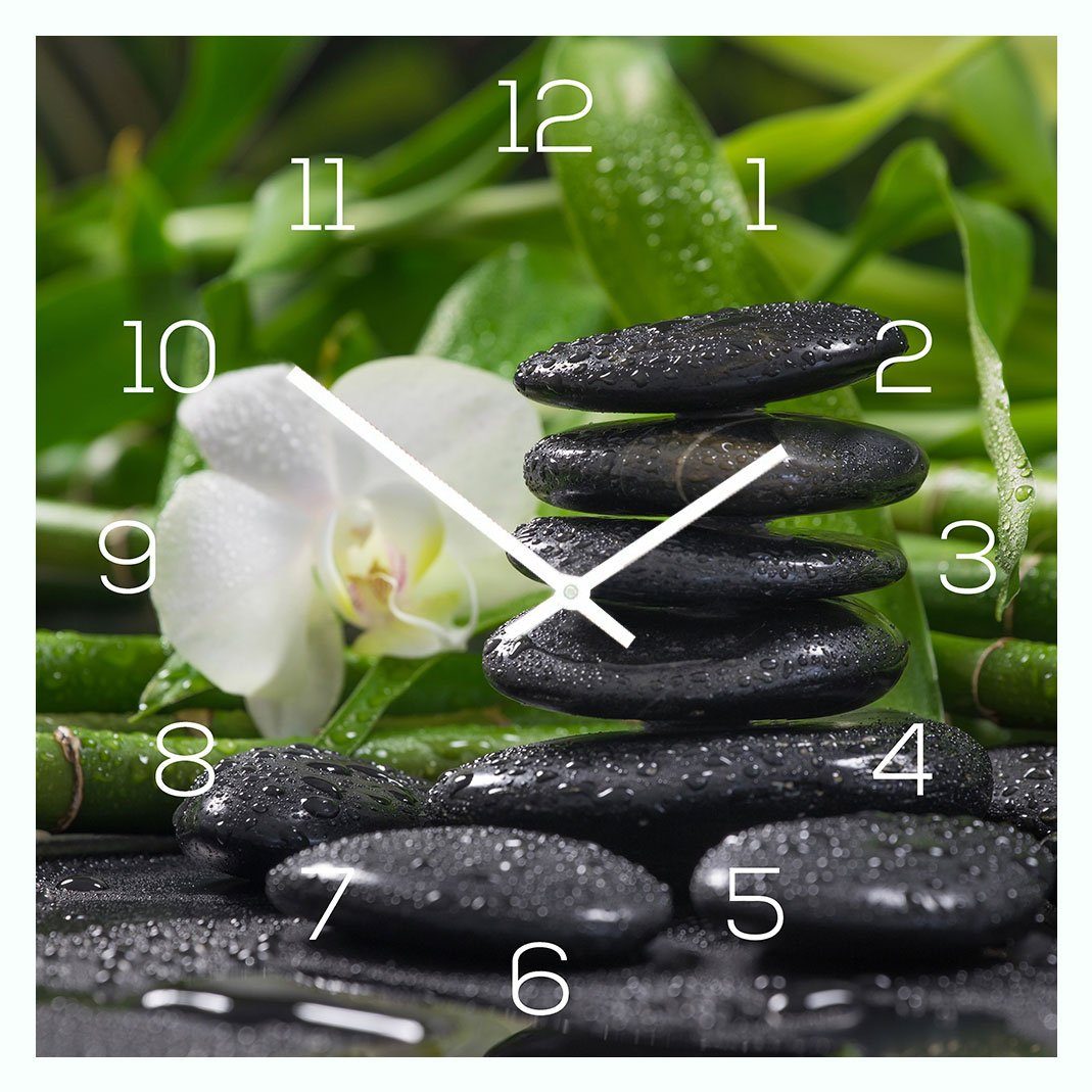 Levandeo® Wanduhr (Wanduhr Alu-Dibond 30x30cm Uhr günstig online kaufen