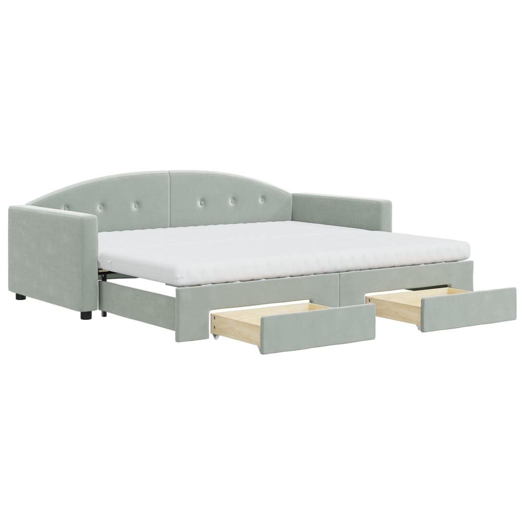 vidaXL Bett Tagesbett Ausziehbar mit Schubladen günstig online kaufen