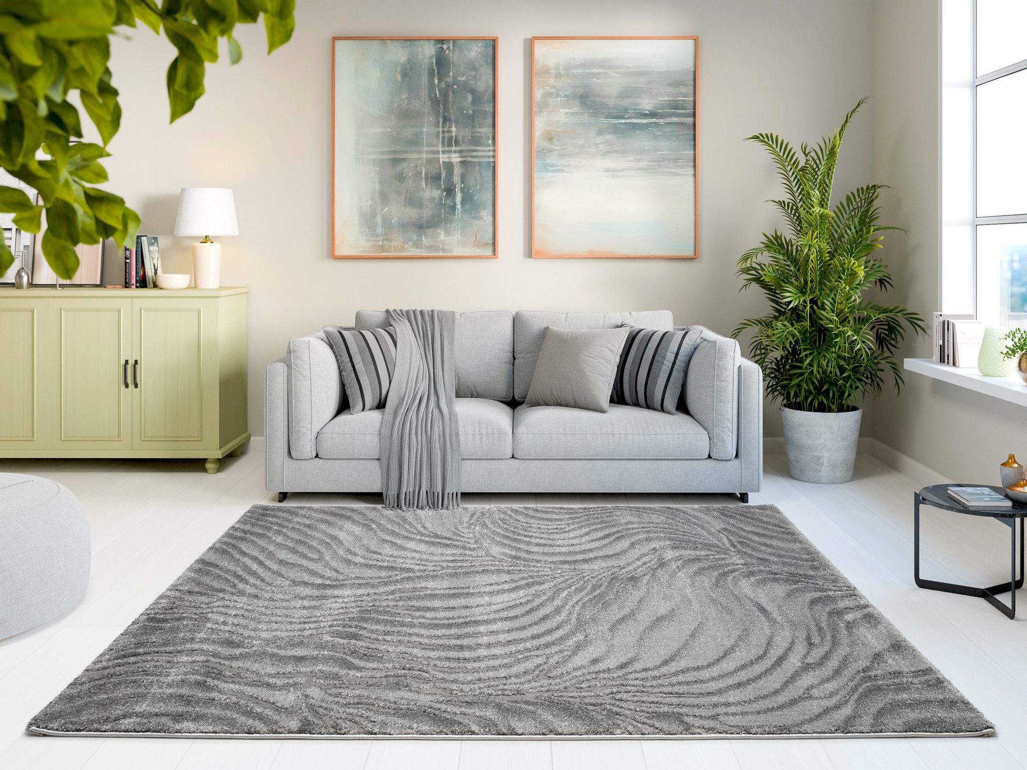 OCI DIE TEPPICHMARKE Teppich LIV CORAL, quadratisch, Höhe: 20 mm, Designer Teppich, auch in rund, quadratisch und als Läufer erhältlich