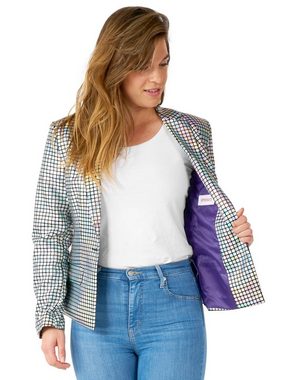 Opposuits Kostüm Discoballer Blazer für Damen, There's a Mirror on the Dancefloor: Anzugjacke zum Kugeln