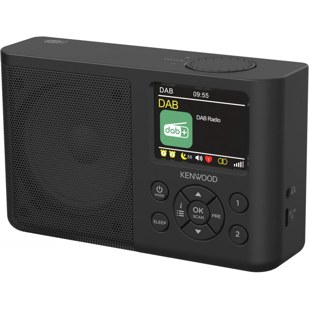 Kenwood CR-M33DAB-B Digitalradio schwarz - Digitalradio Internet-Radio