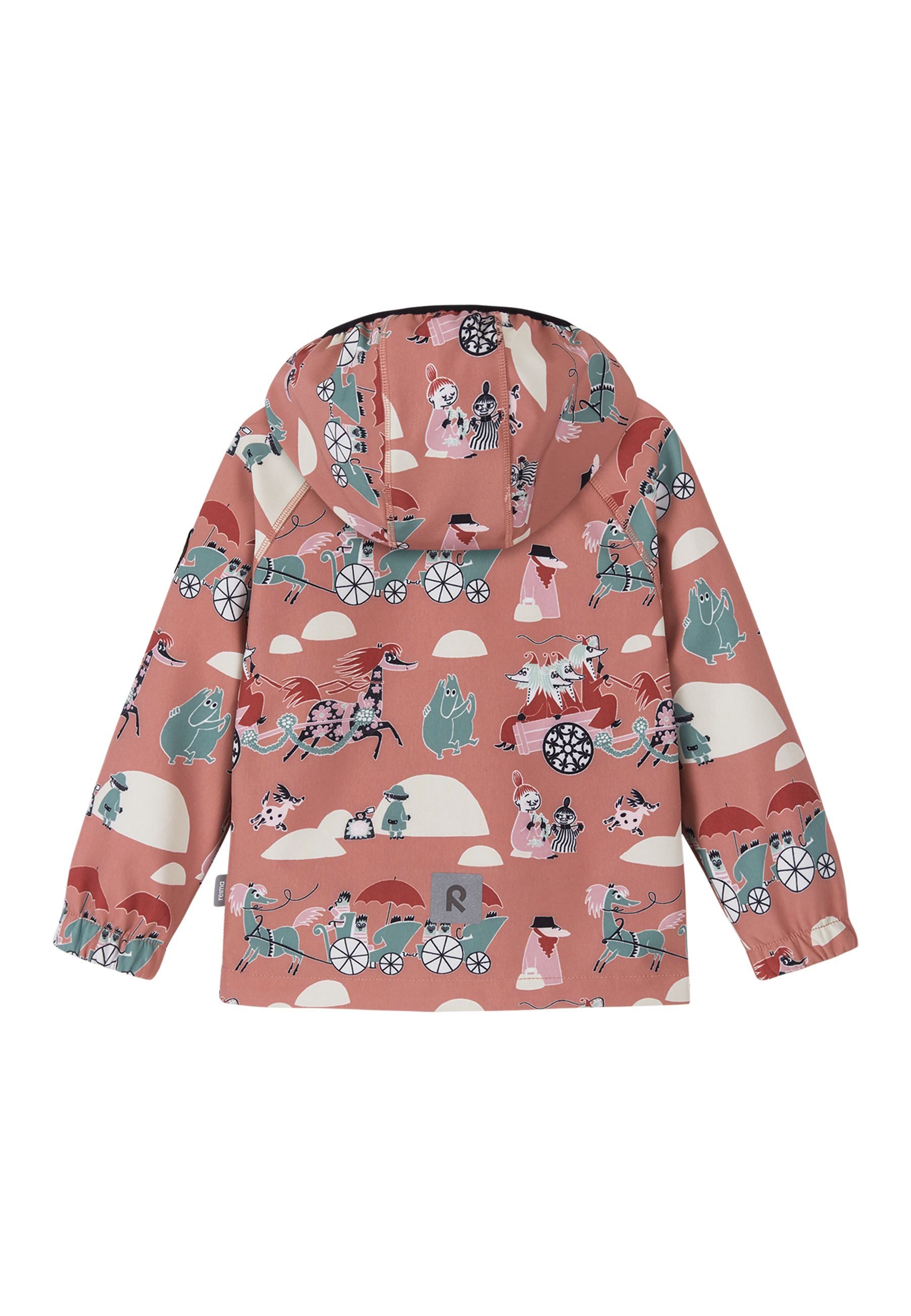 reima Softshelljacke MOOMIN VANTTI Softshell Jacke (1-St) Lässt keinen Wind durch und ist dennoch atmungsaktiv