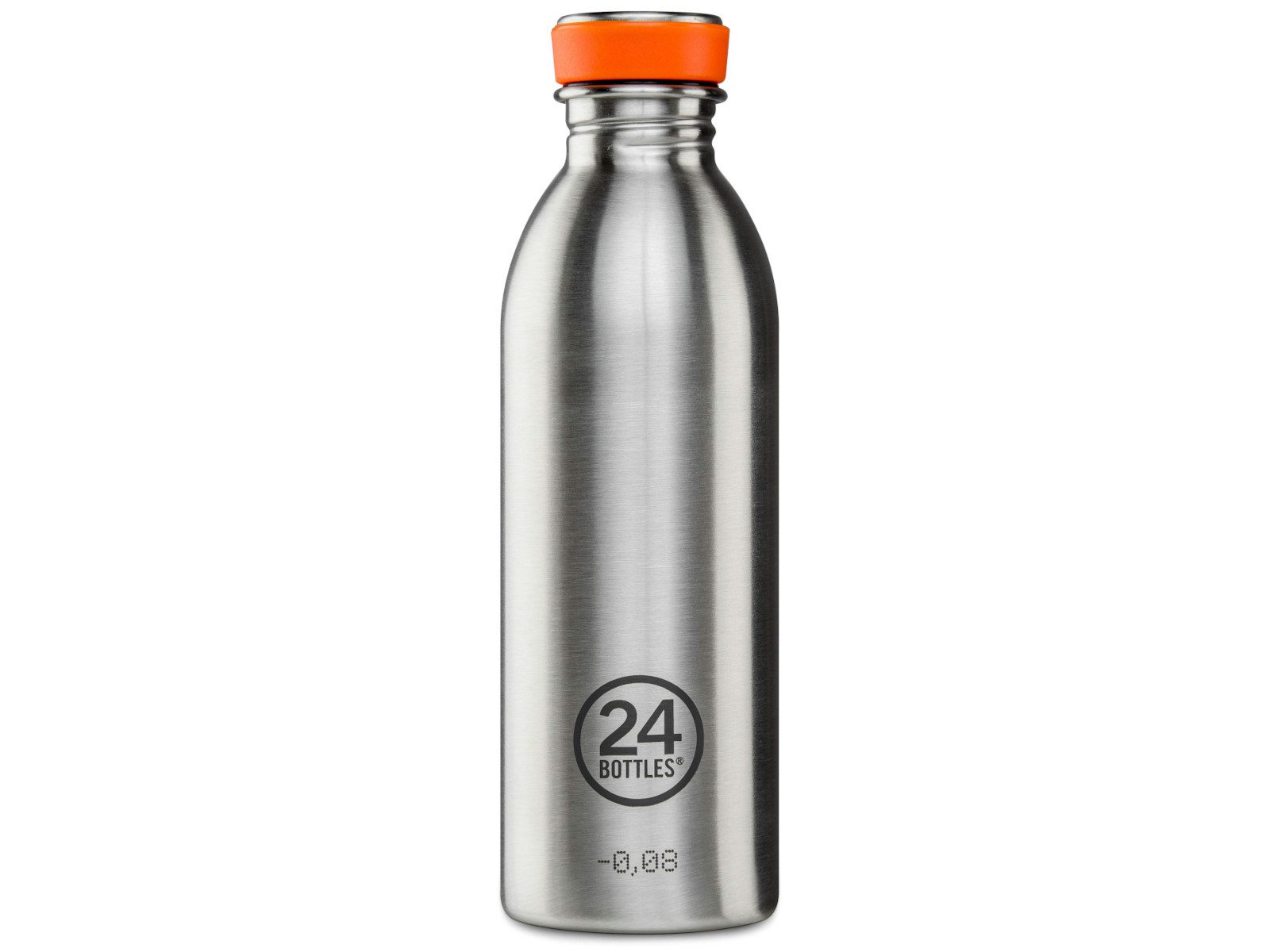 24 Bottles Trinkflasche Urban Bottle Brushed Steel 1l