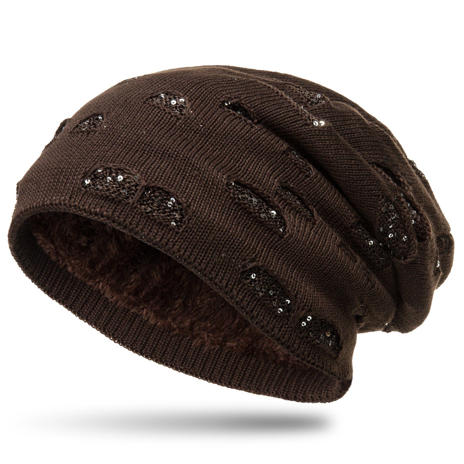 Caspar Beanie MU178 gefütterte Feinstrick Beanie günstig online kaufen