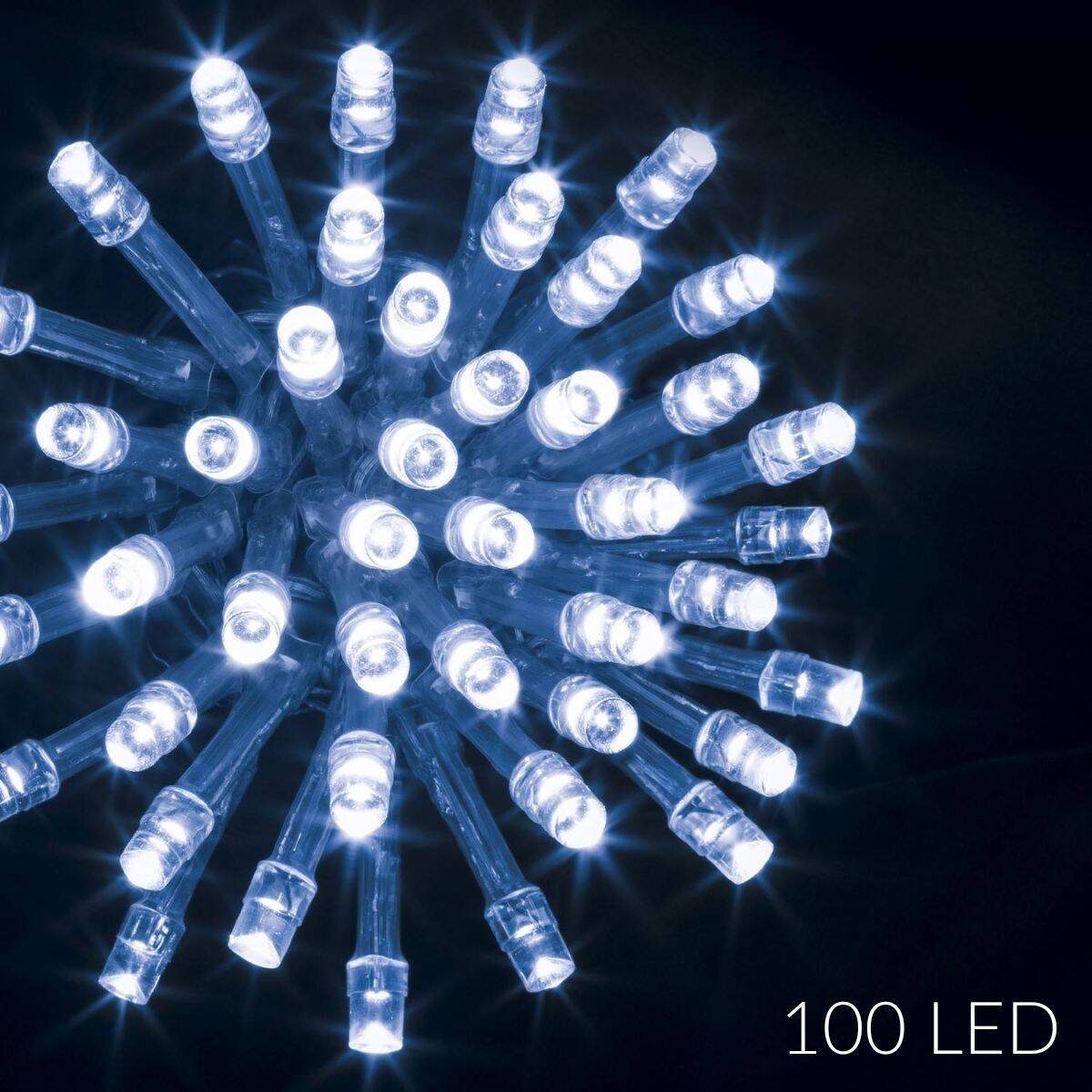 Fééric Lights & Christmas Lichterkette Lichterkette für Außen, blau, 100 Lichter