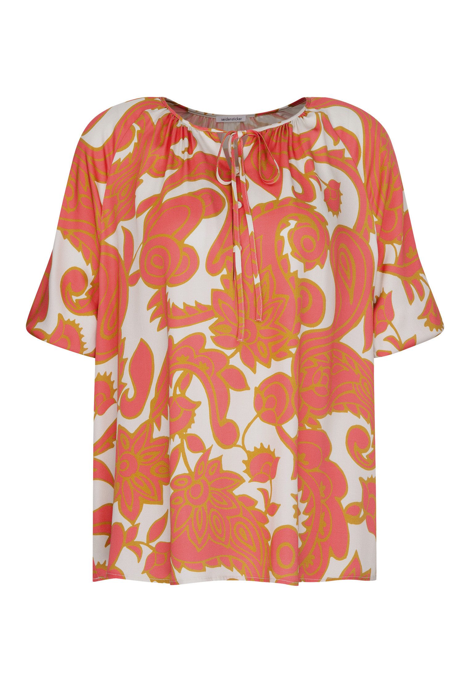 Shirtbluse Schwarze Rose