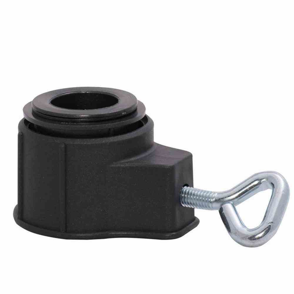 Delschen Betonschirmständer Abschlußring eisengrau mit 3-fach Adapter